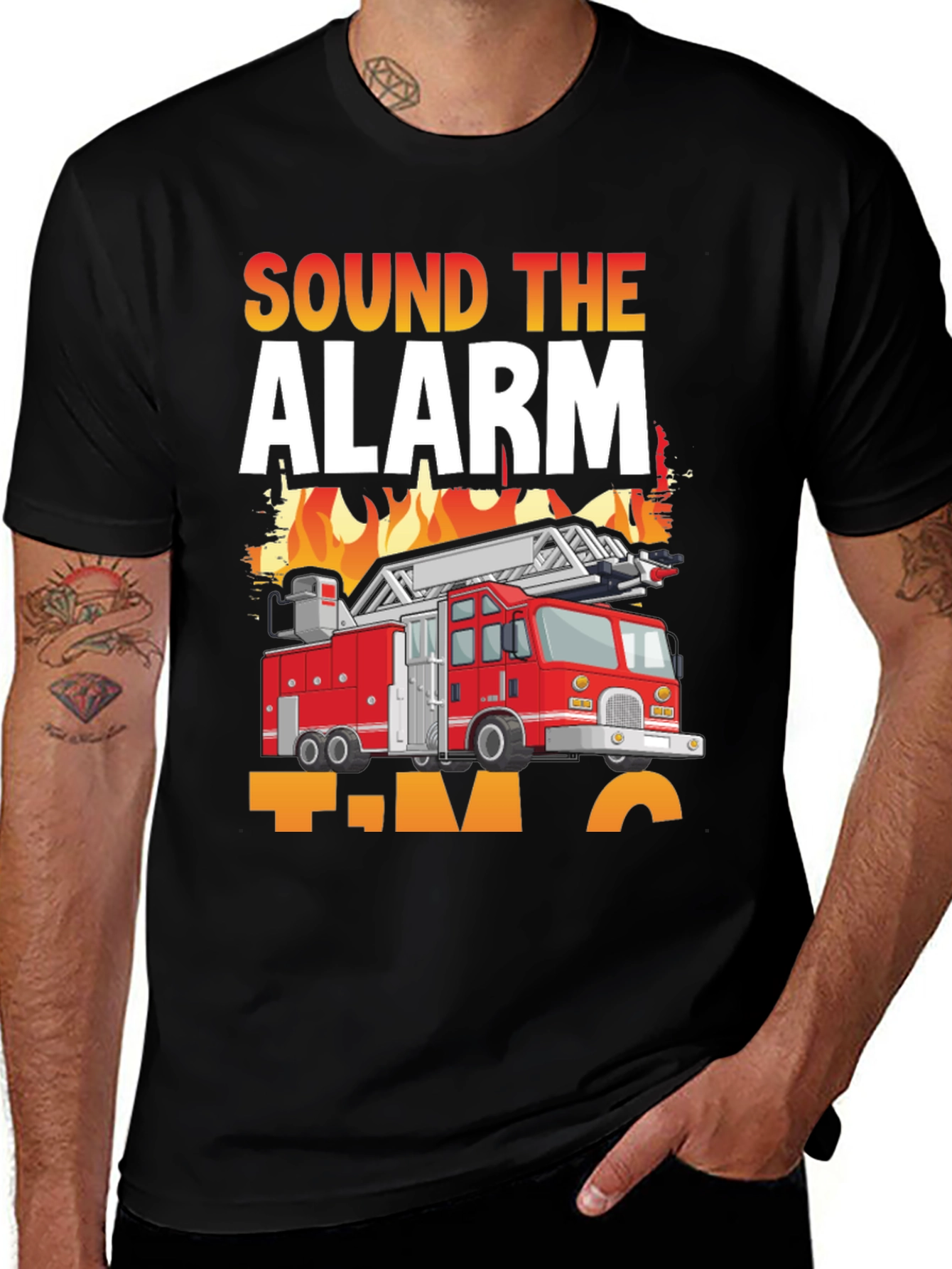Sound the Alarm Fire Truck T-Shirt