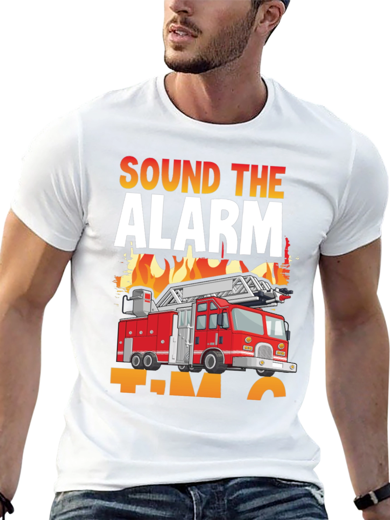 Sound the Alarm Fire Truck T-Shirt