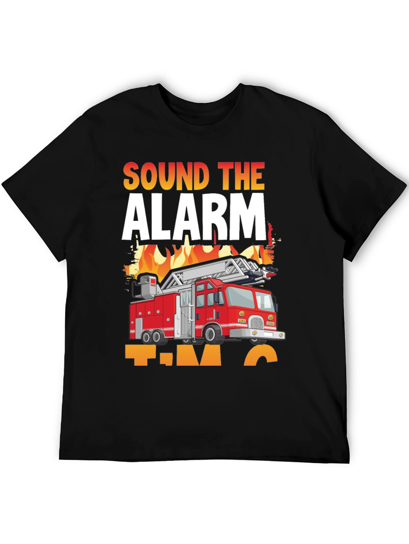 Sound the Alarm Fire Truck T-Shirt