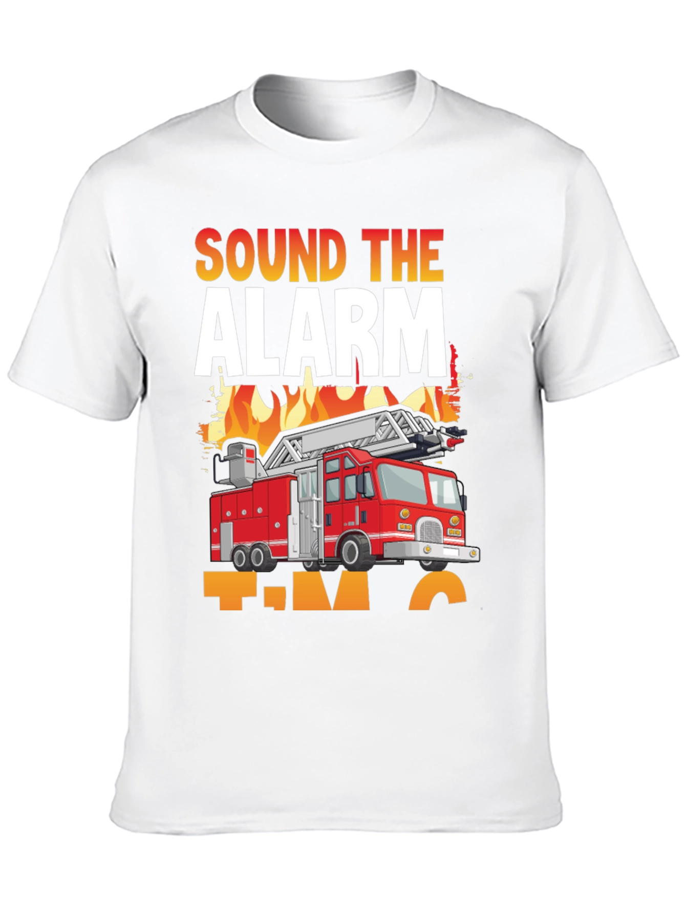 Sound the Alarm Fire Truck T-Shirt