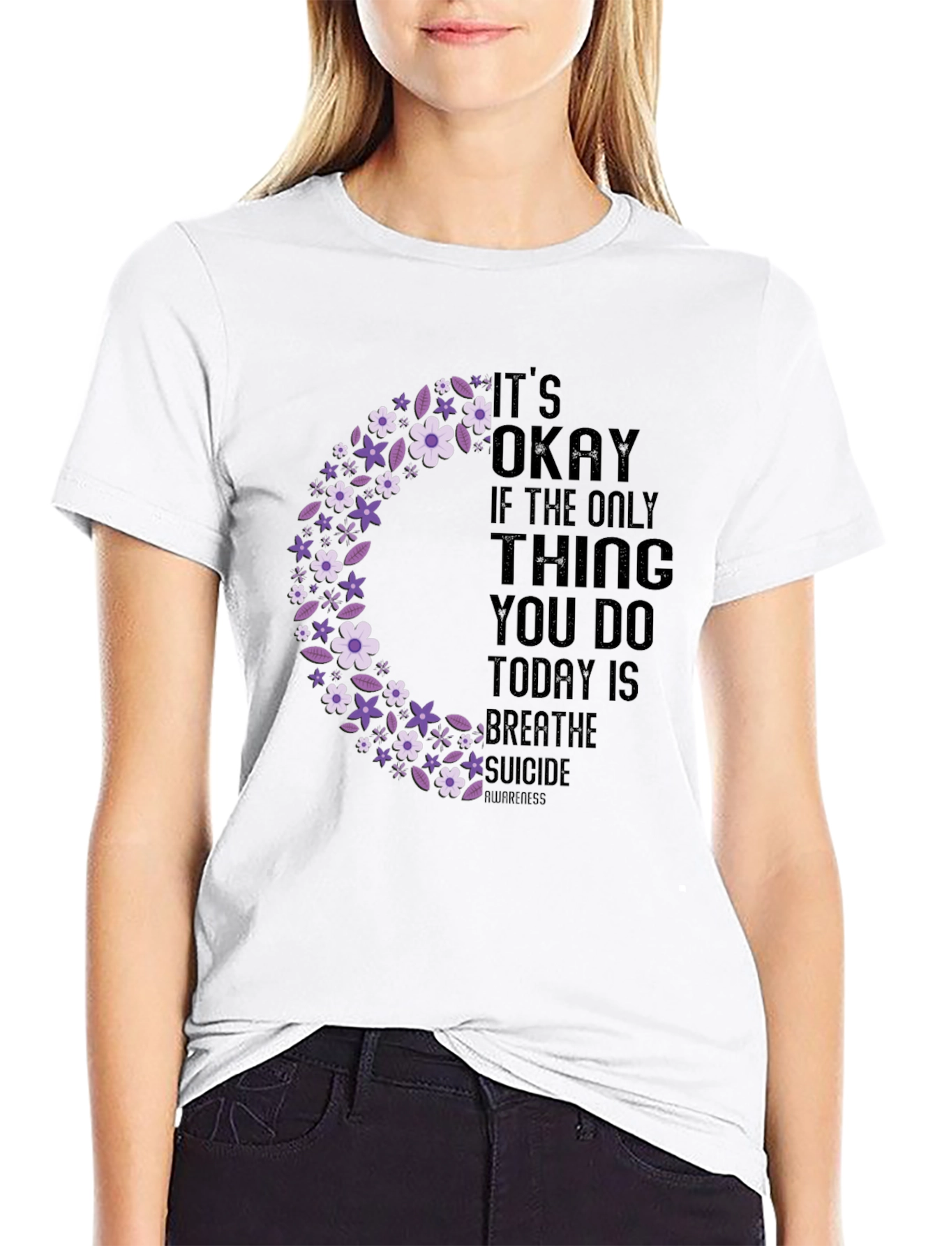 Its Okay T-Shirt Suicide Awareness