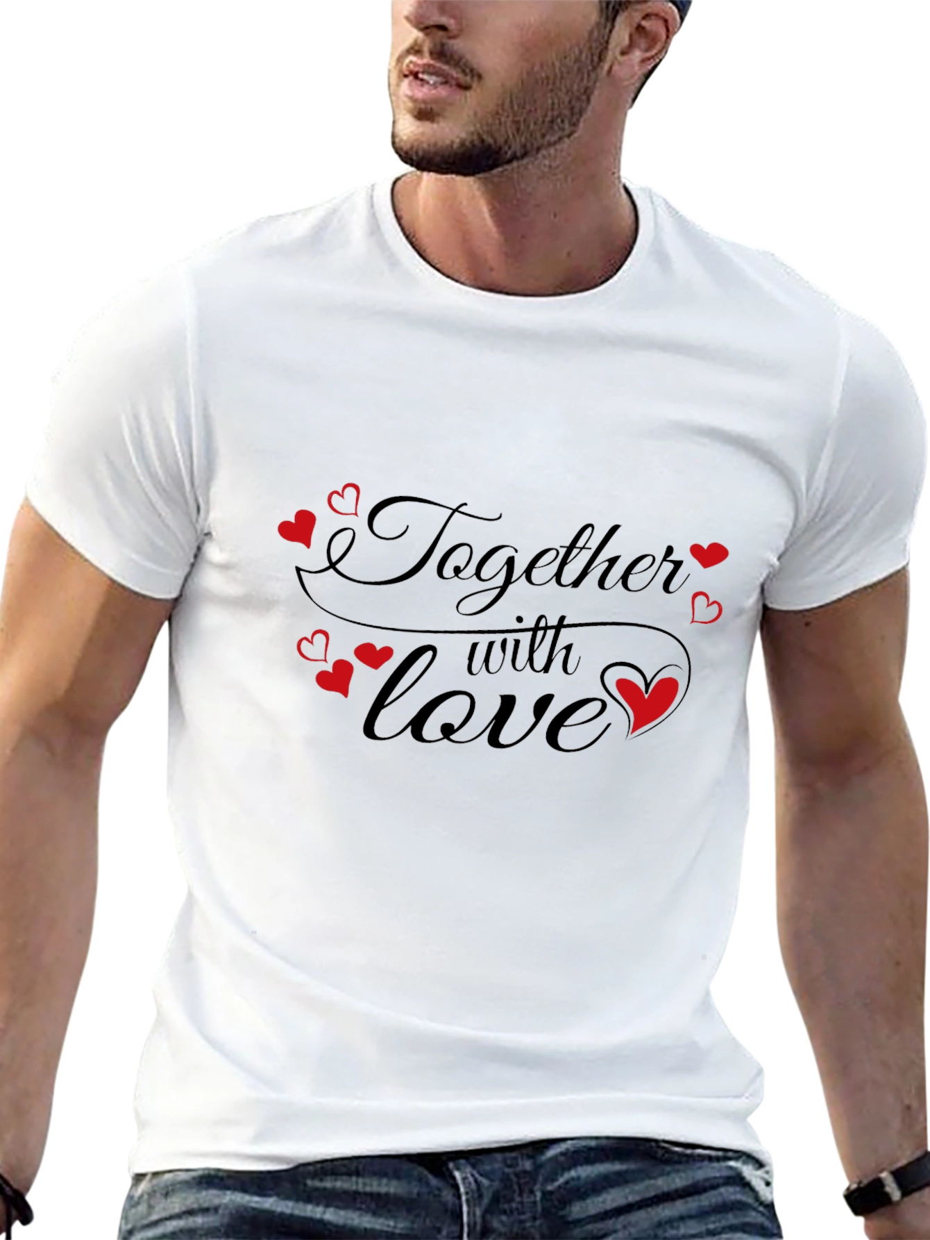 Together With Love Graphic T-Shirt