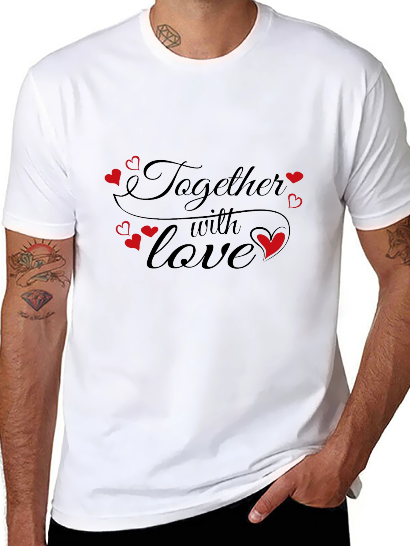 Together With Love Graphic T-Shirt