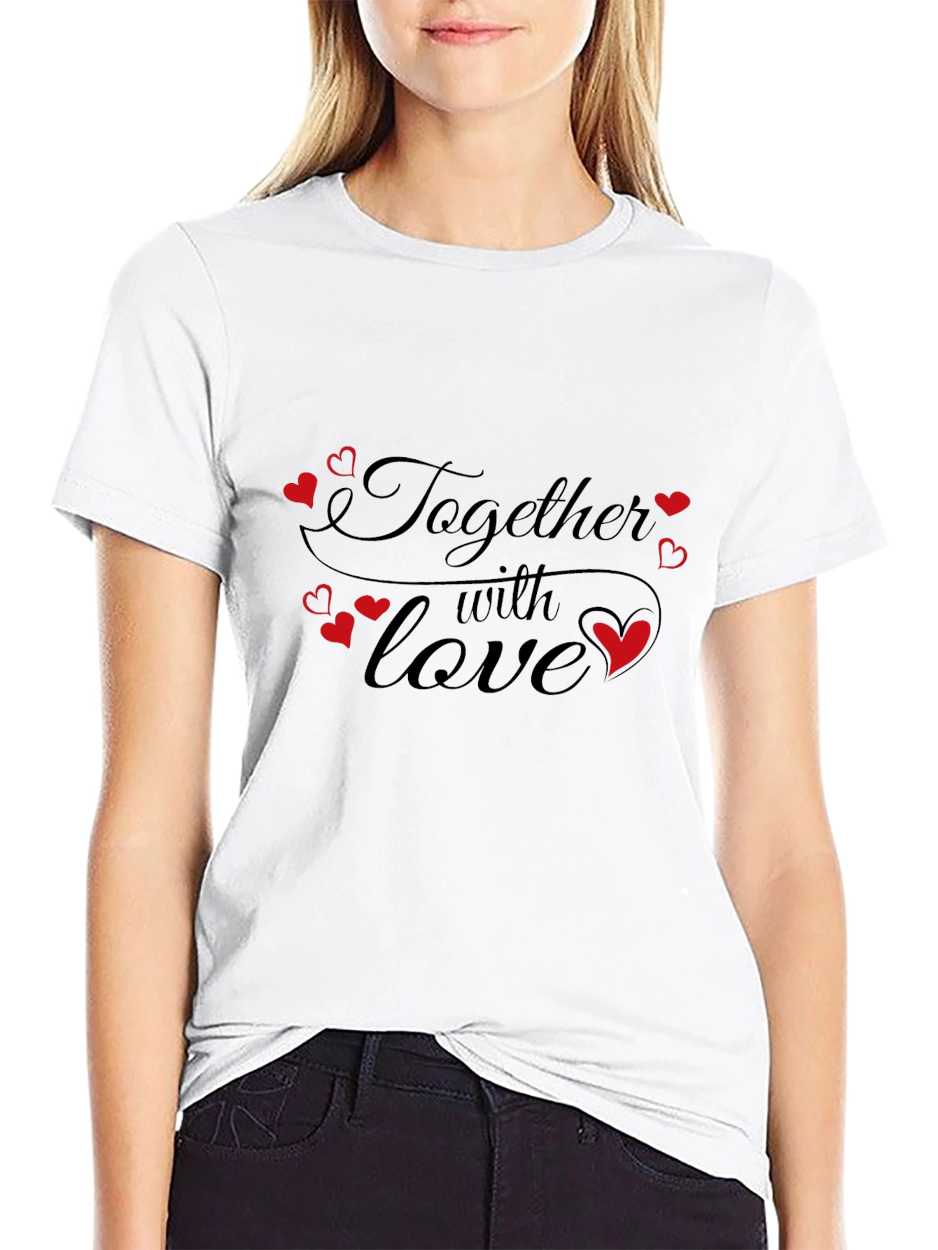 Together With Love Graphic T-Shirt