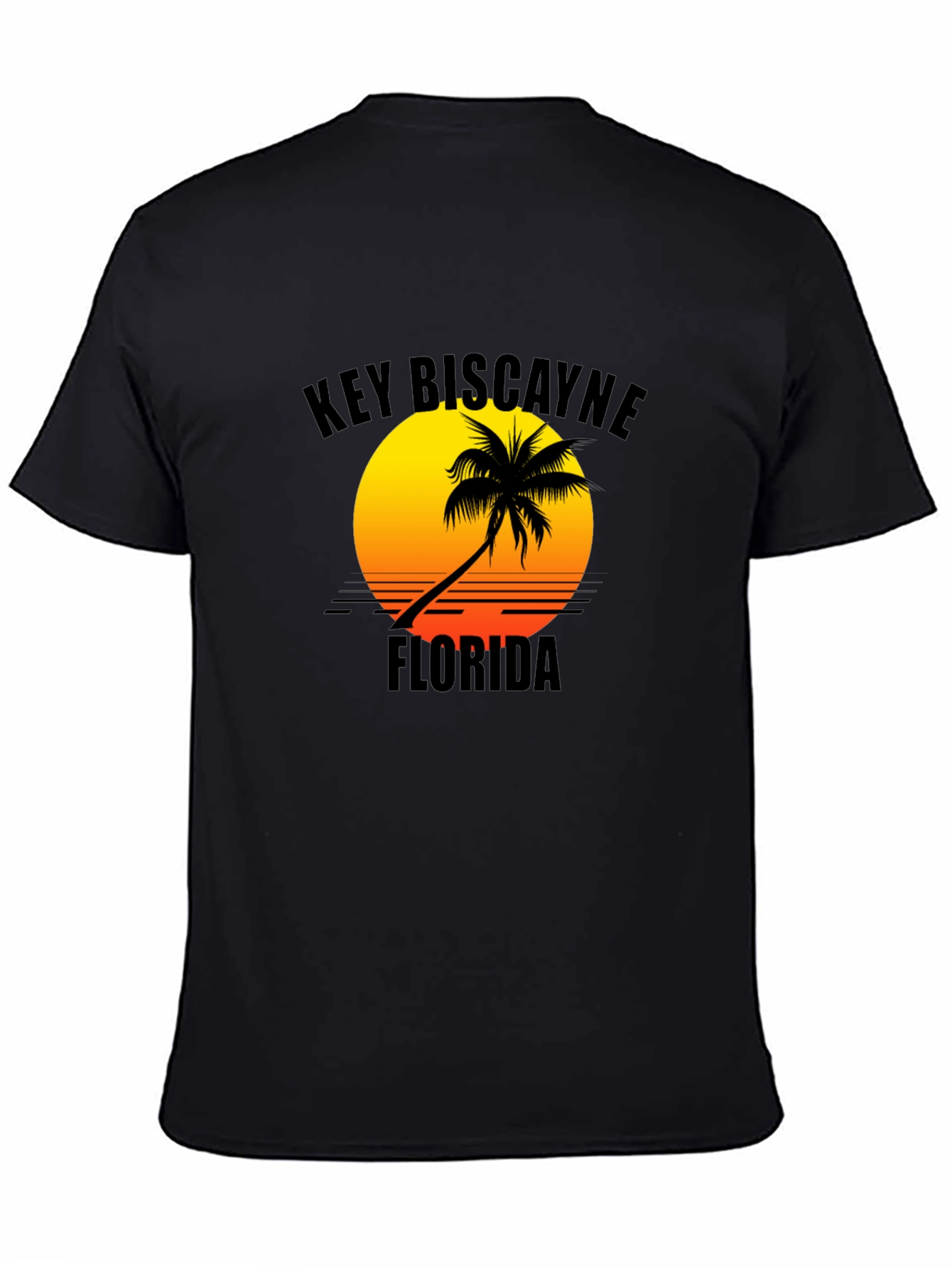 Key Biscayne Florida Sunset Graphic Tee