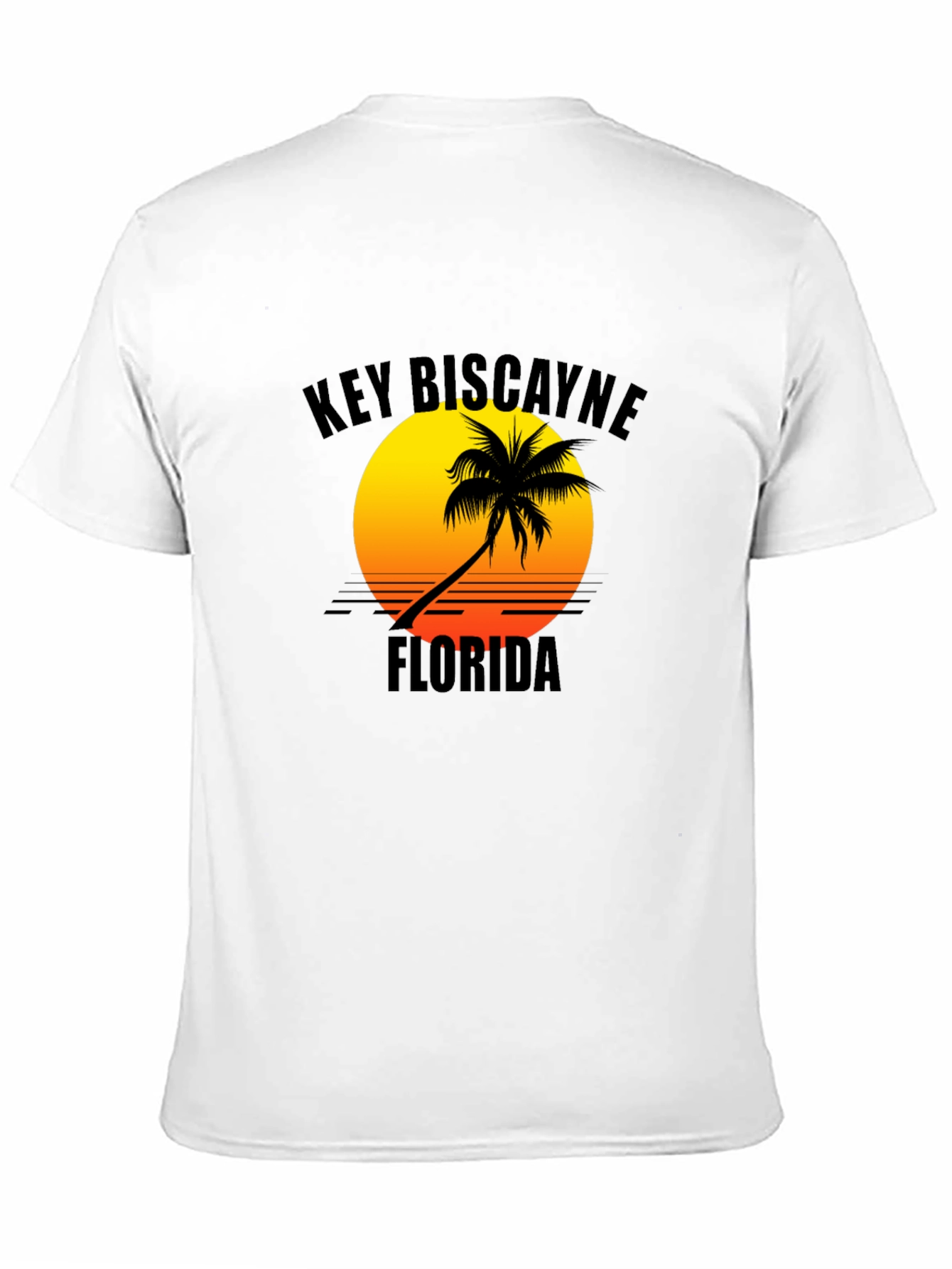 Key Biscayne Florida Sunset Graphic Tee