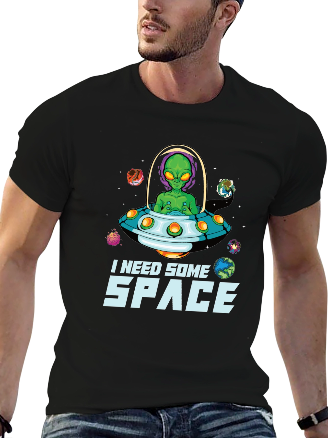 I Need Some Space Alien UFO T-Shirt