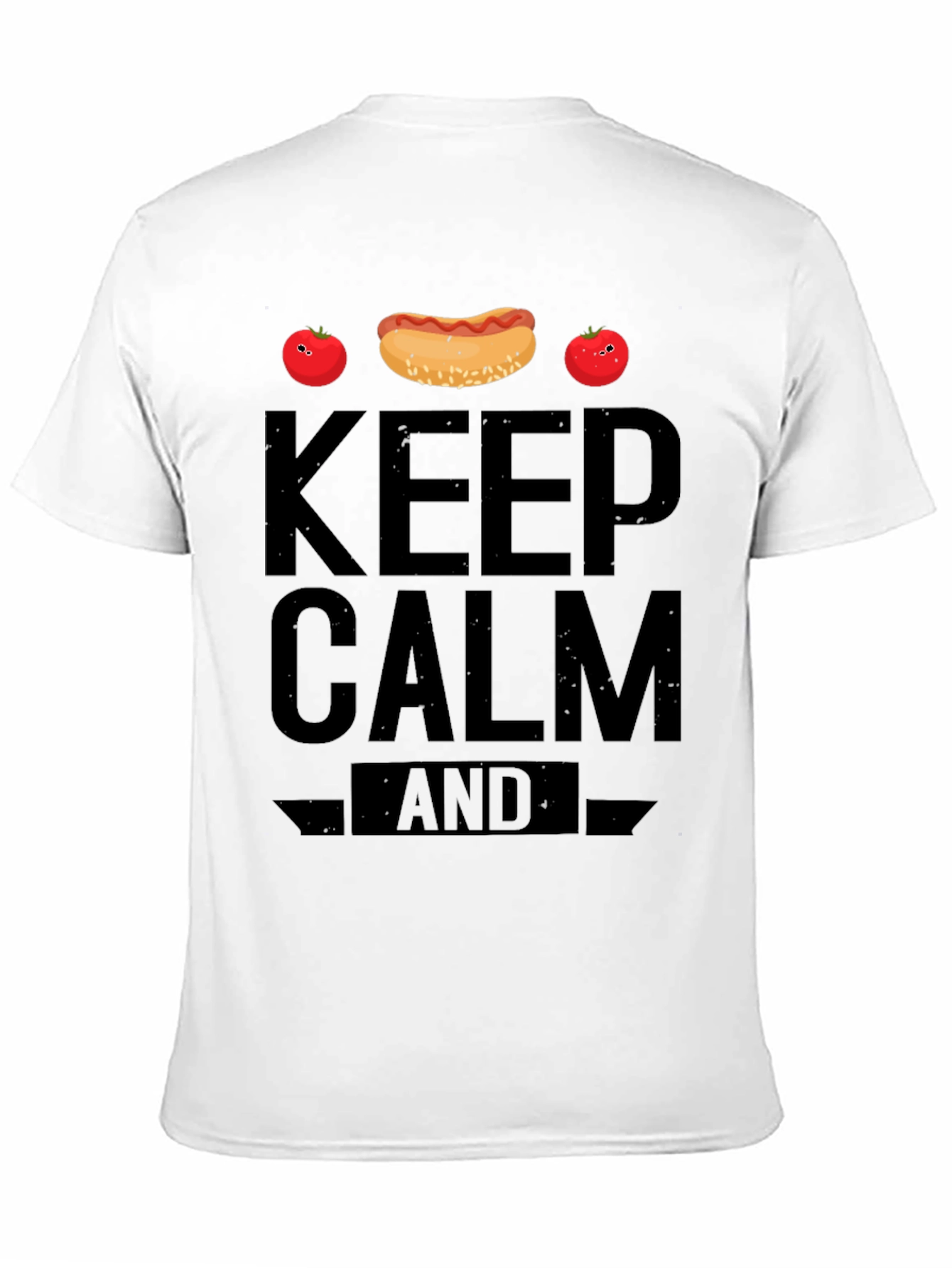 Keep Calm and Hotdog Funny T-Shirt