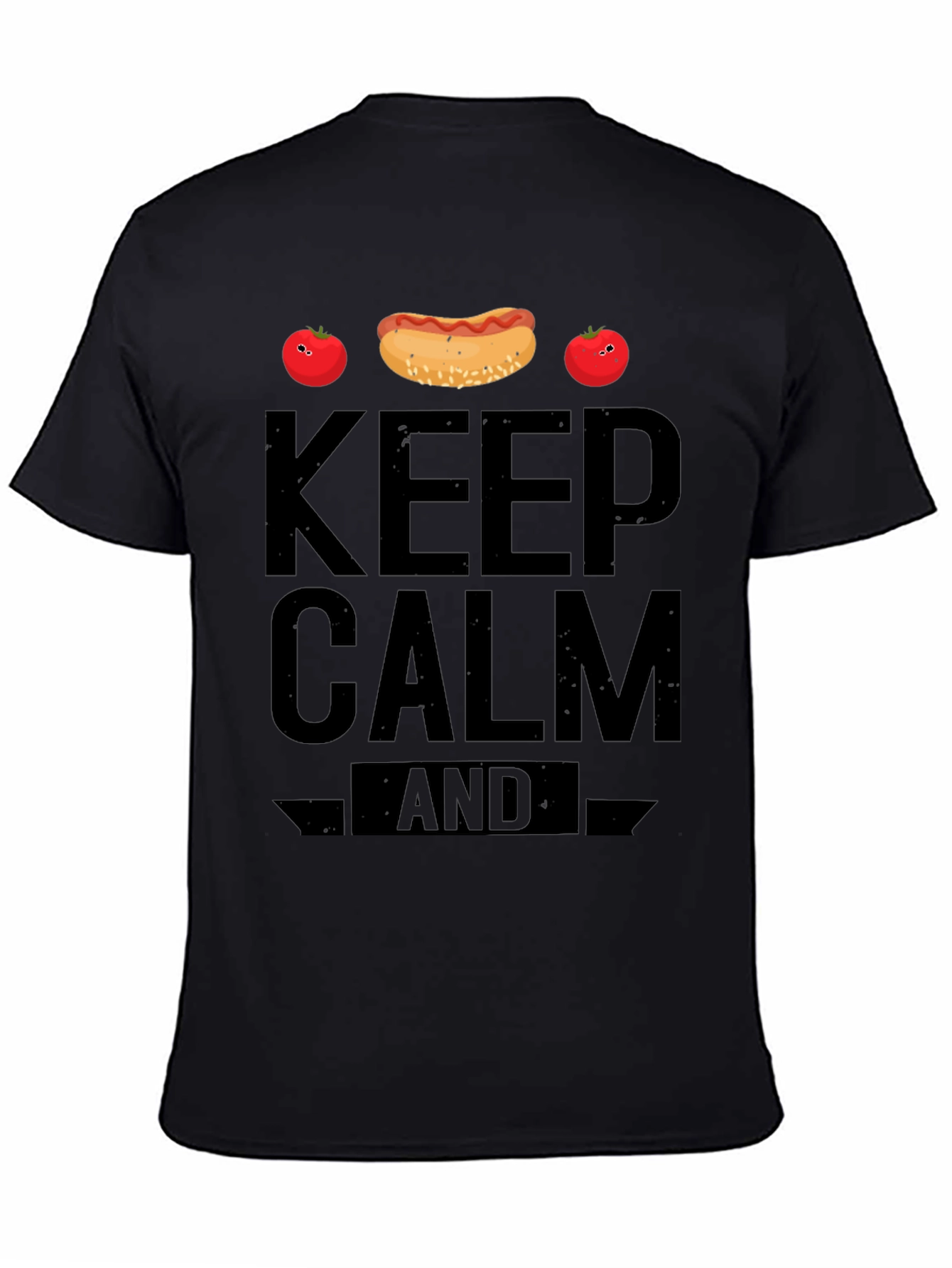 Keep Calm and Hotdog Funny T-Shirt