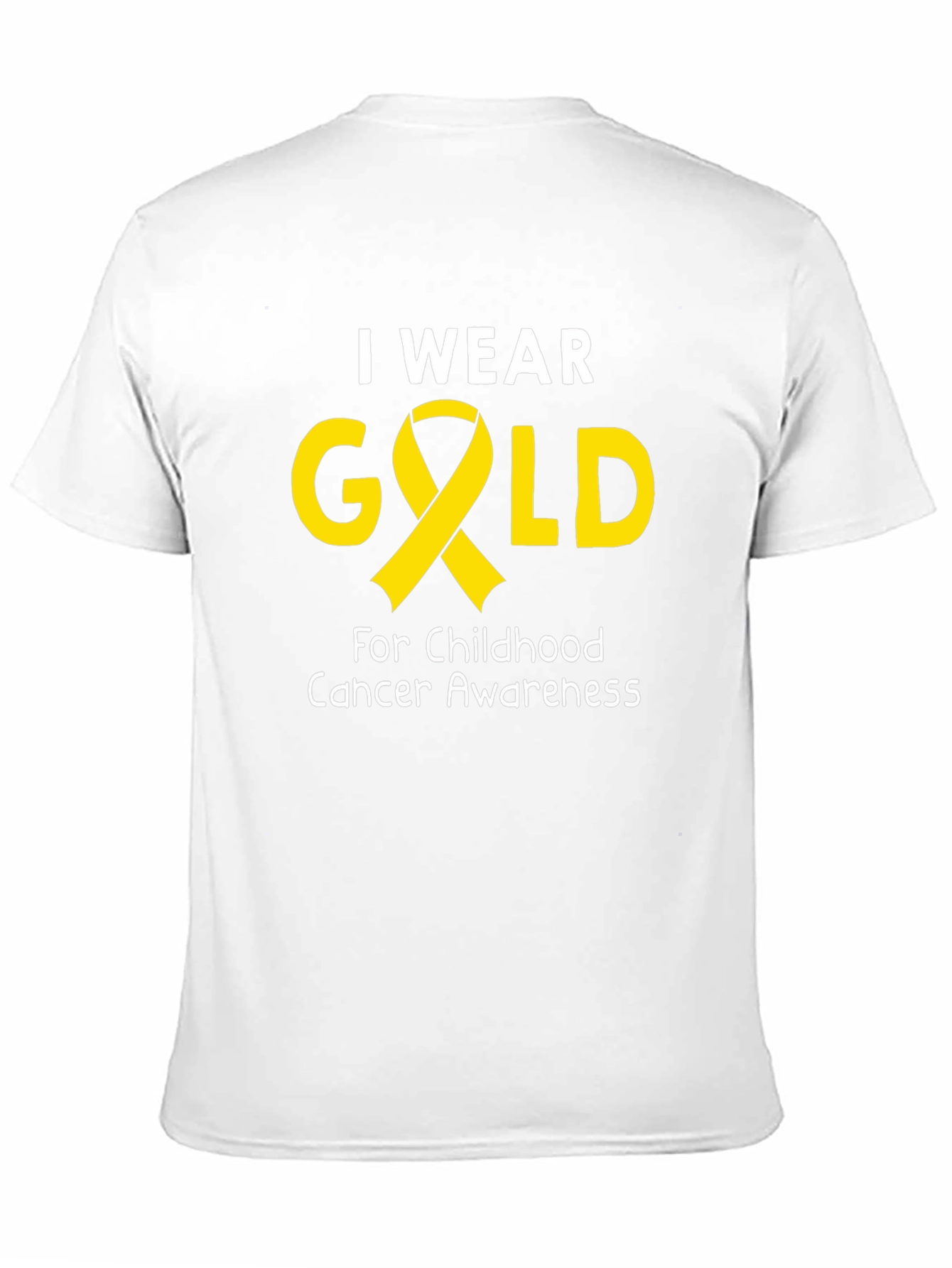 Childhood Cancer Awareness Gold Ribbon T-Shirt