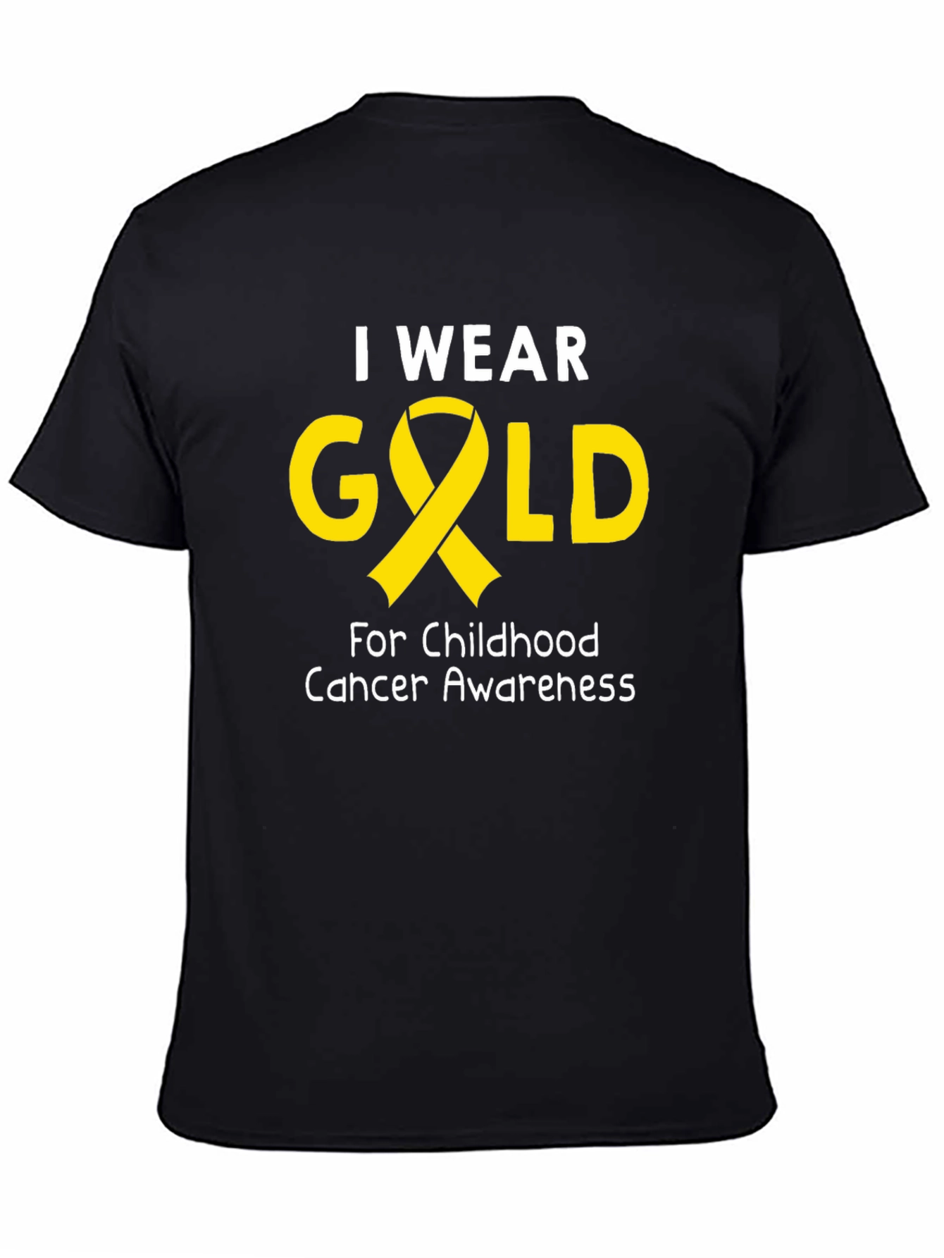 Childhood Cancer Awareness Gold Ribbon T-Shirt