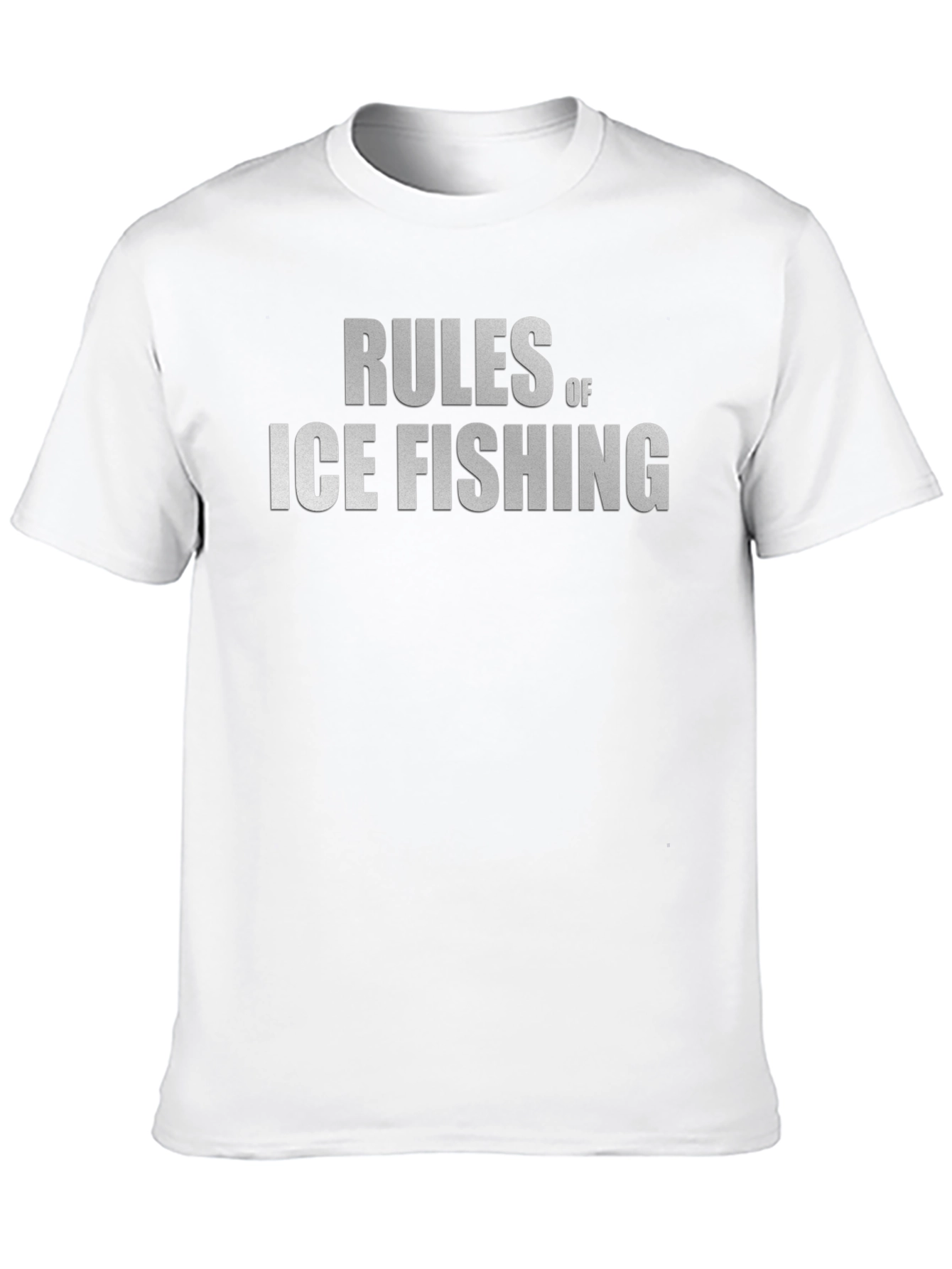 Rules of Ice Fishing Graphic Tee
