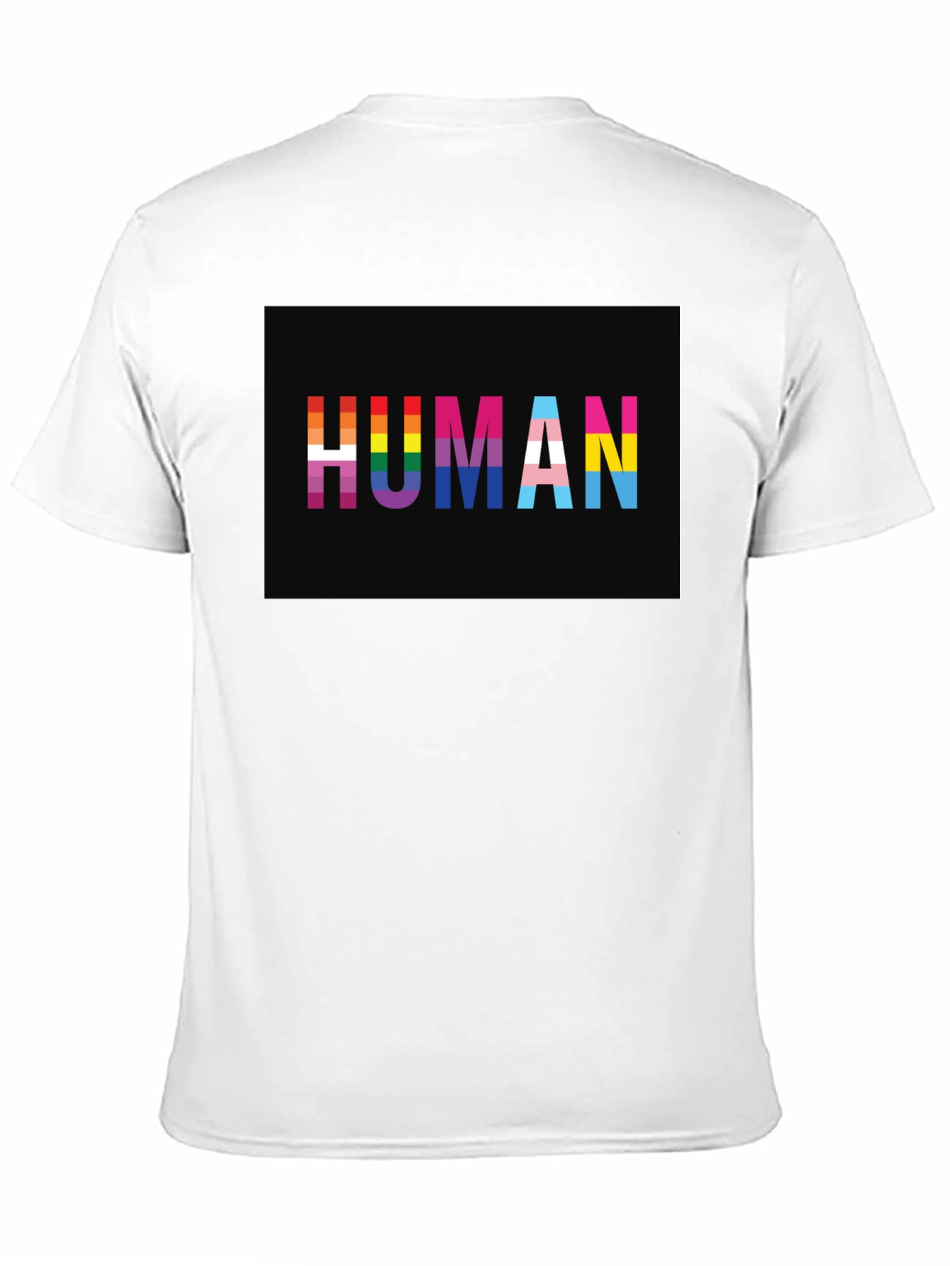 Human LGBTQ+ Pride T-Shirt - Black
