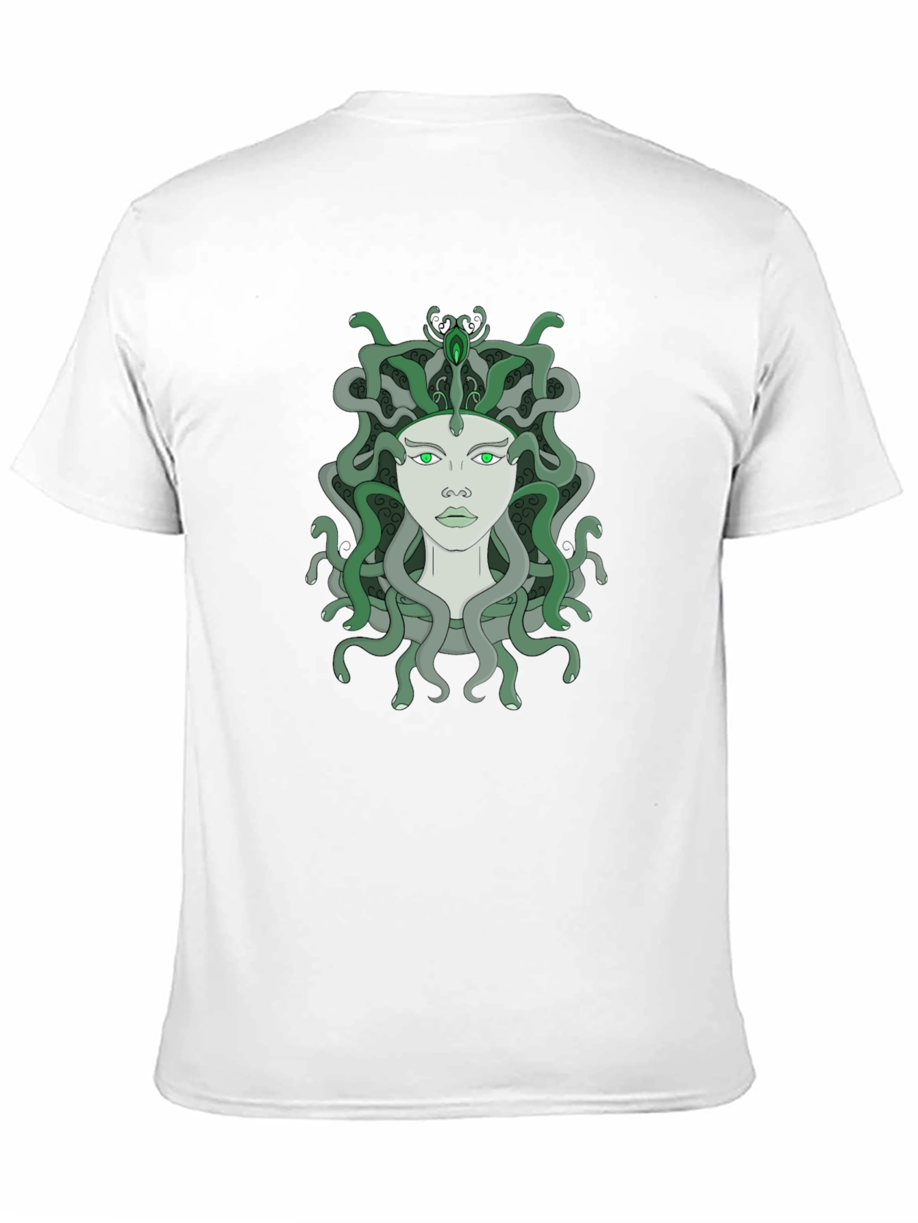 Medusa Graphic T-Shirt - Unique Snake Hair Design