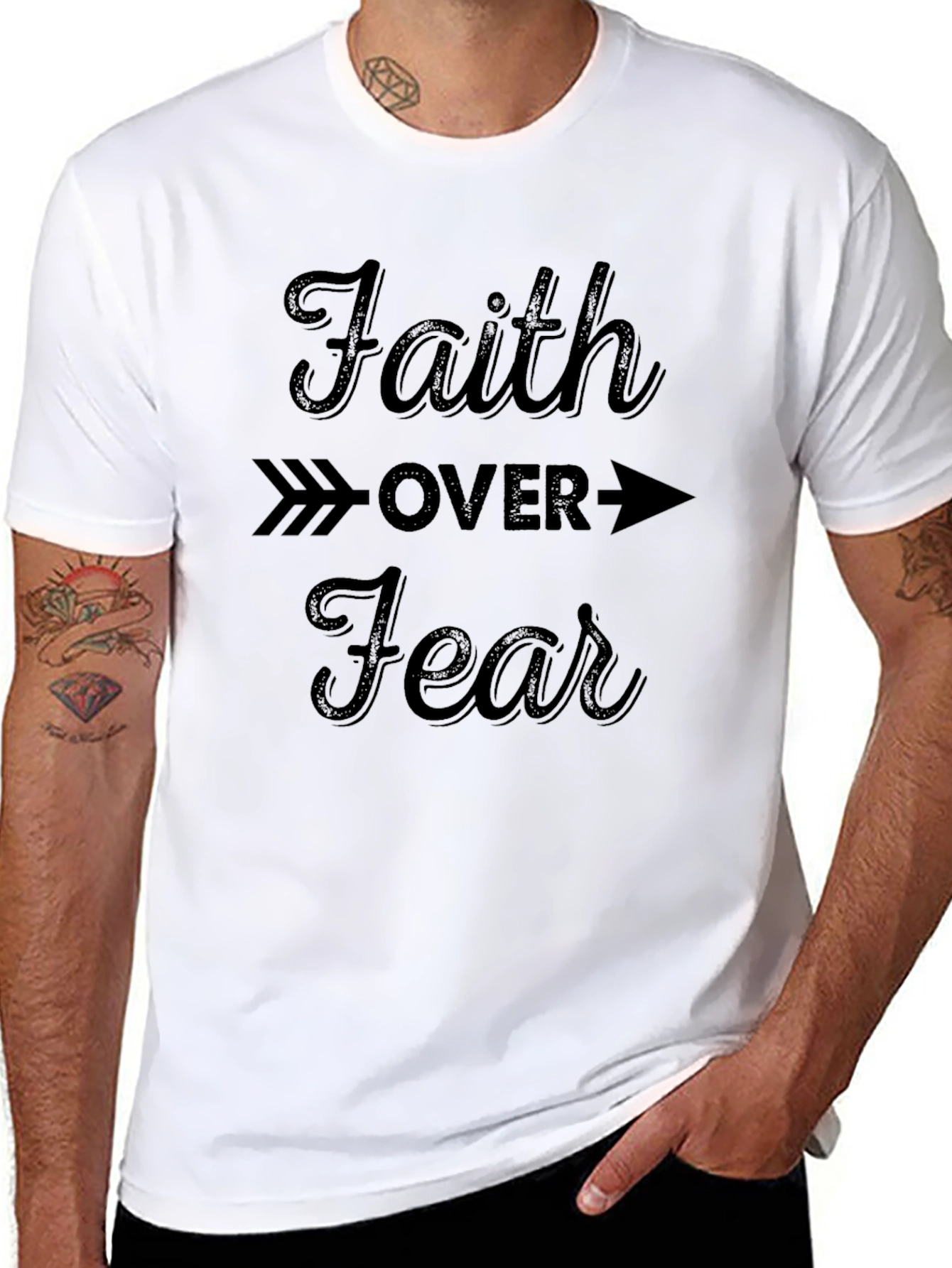 Faith Over Fear Graphic T-Shirt