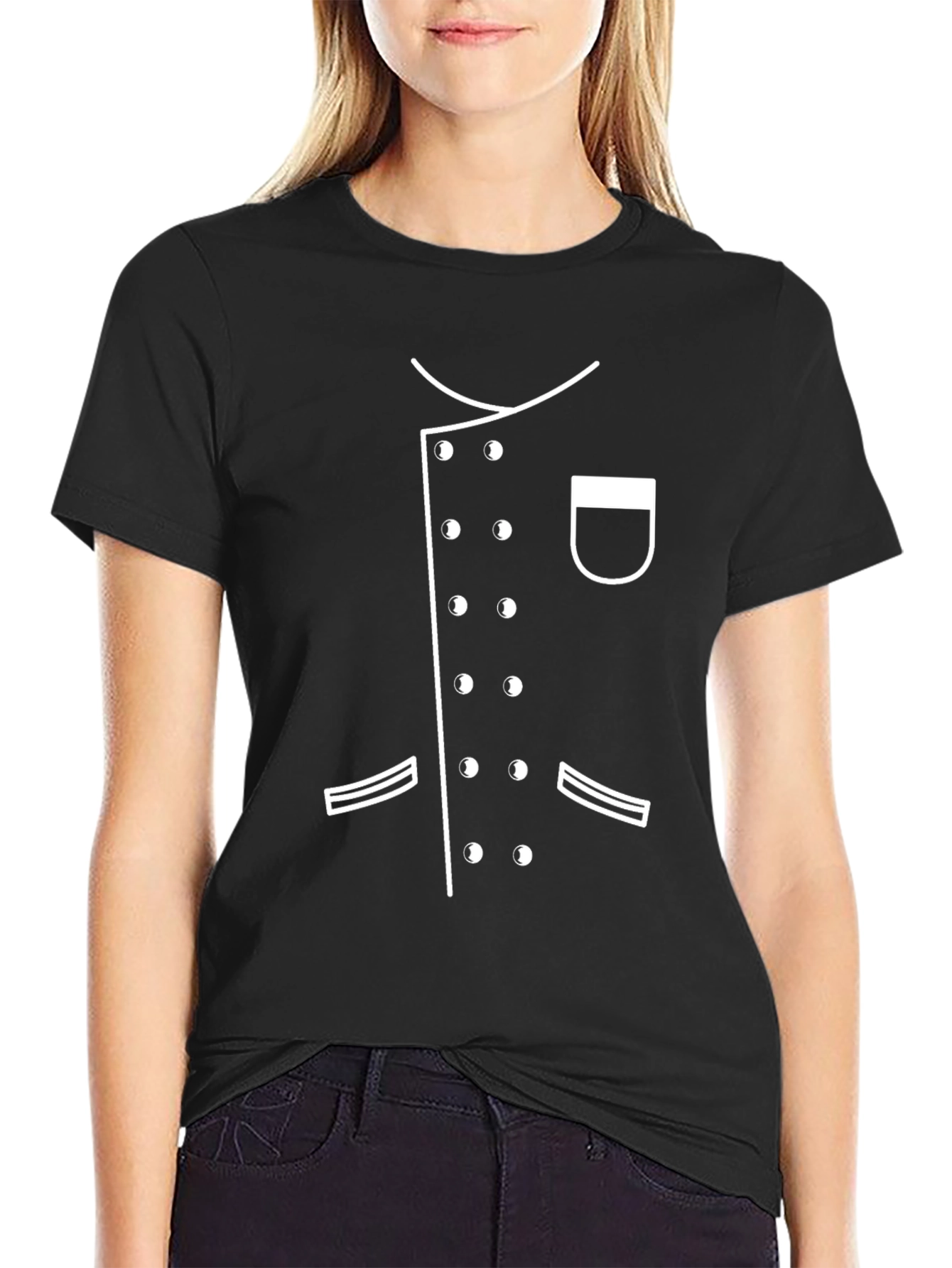 Chef Uniform Graphic T-Shirt - Novelty Cook Tee