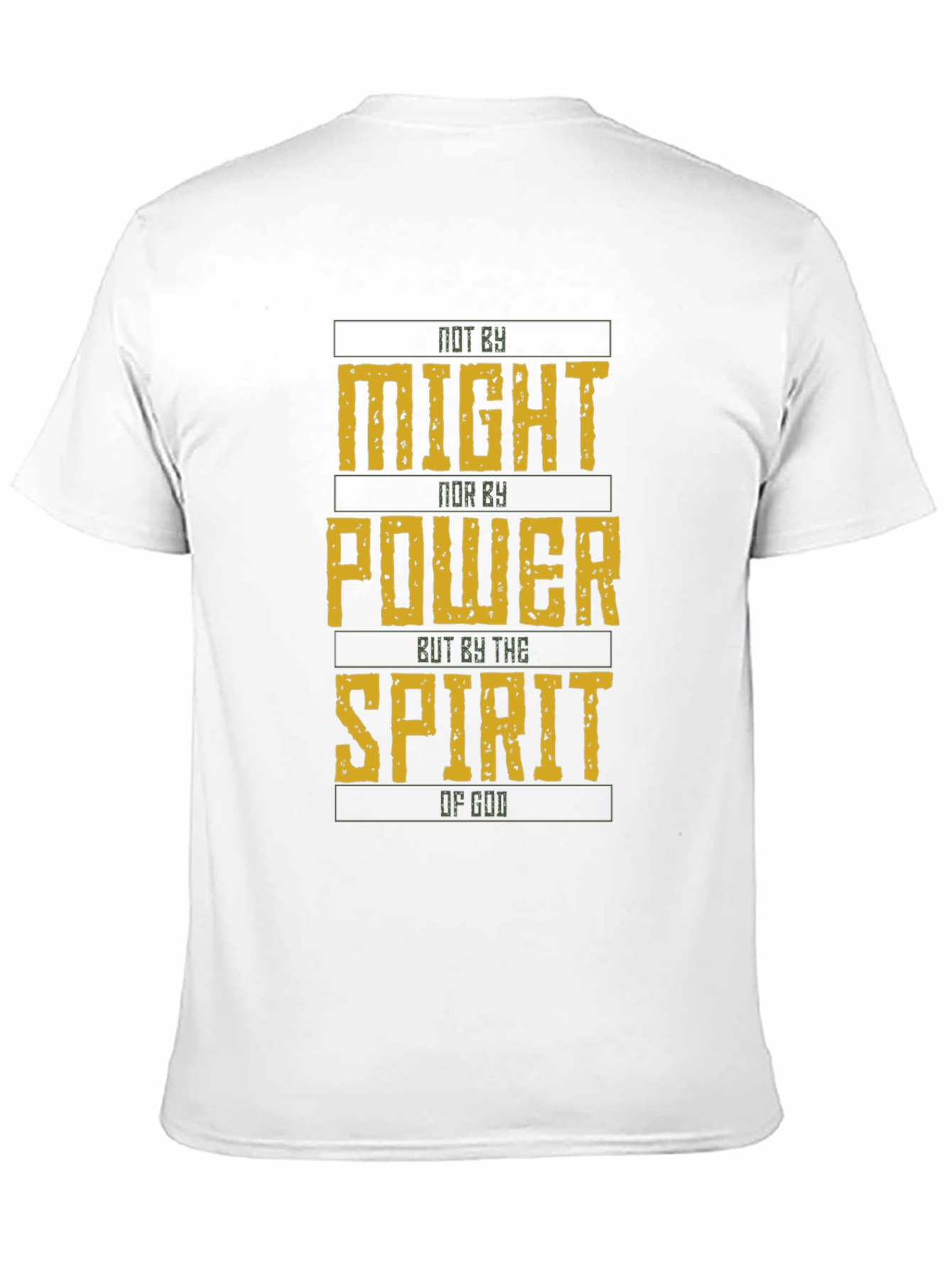 Not By Might Christian T-Shirt