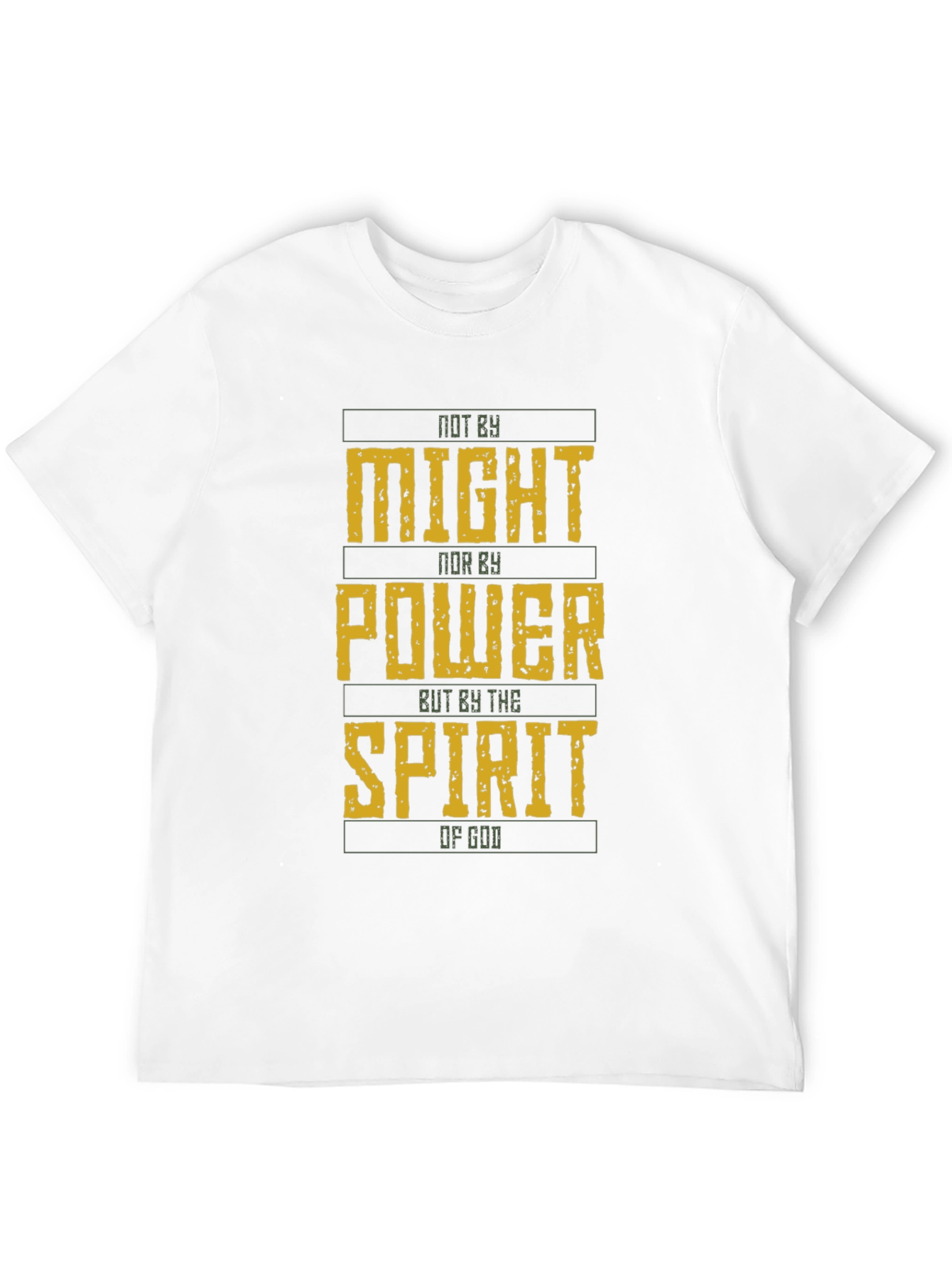 Not By Might Christian T-Shirt