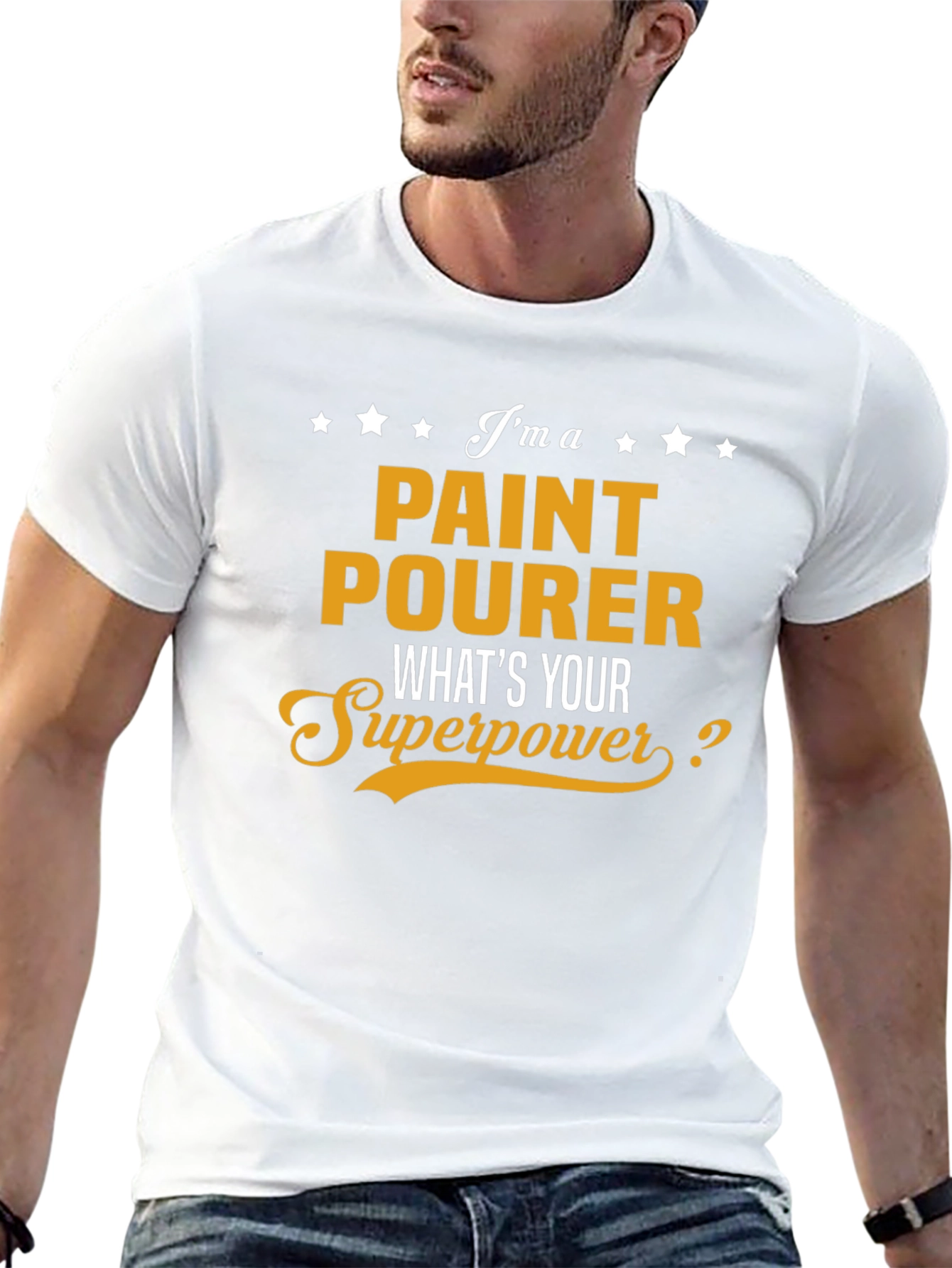 Paint Pourer Superpower T-Shirt - Funny Job Gift