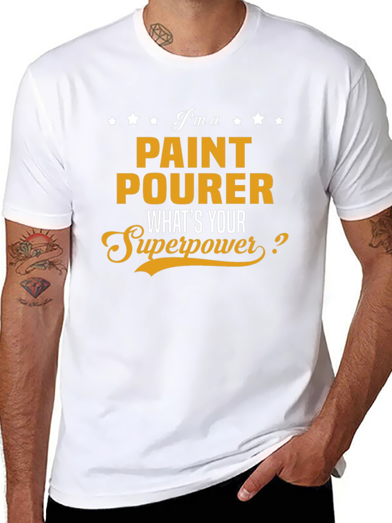 Paint Pourer Superpower T-Shirt - Funny Job Gift