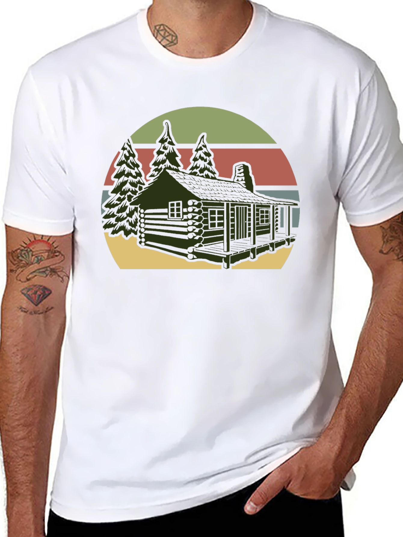 Cabin Retreat Graphic Tee