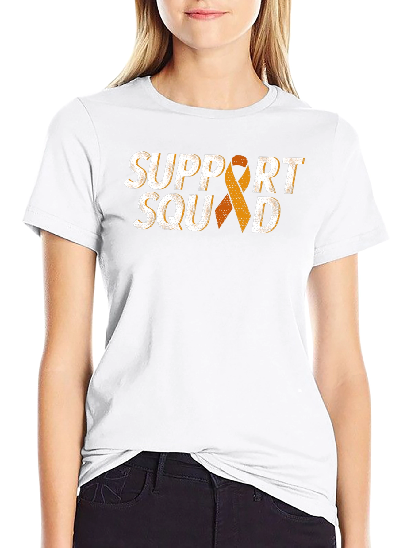 Support Squad T-Shirt - Awareness Ribbon Graphic Tee
