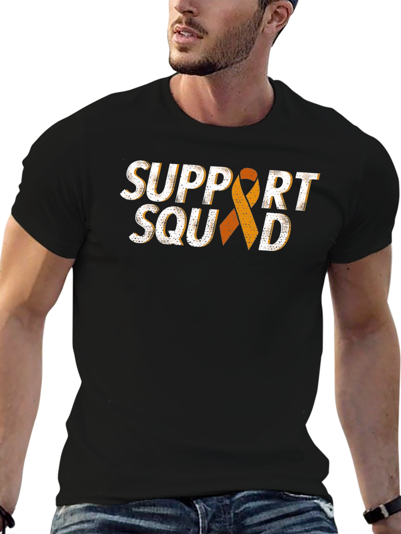 Support Squad T-Shirt - Awareness Ribbon Graphic Tee