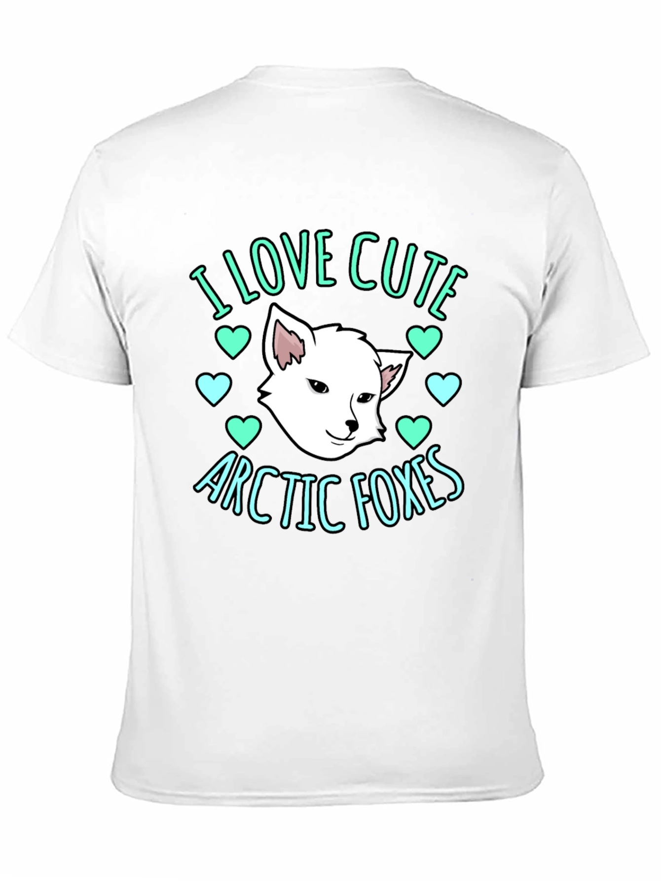 Cute Arctic Foxes Graphic T-Shirt