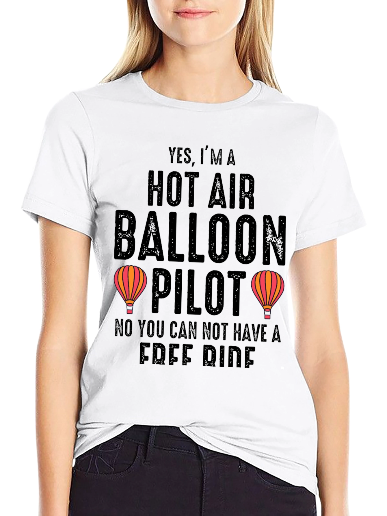 Hot Air Balloon Pilot Graphic Tee