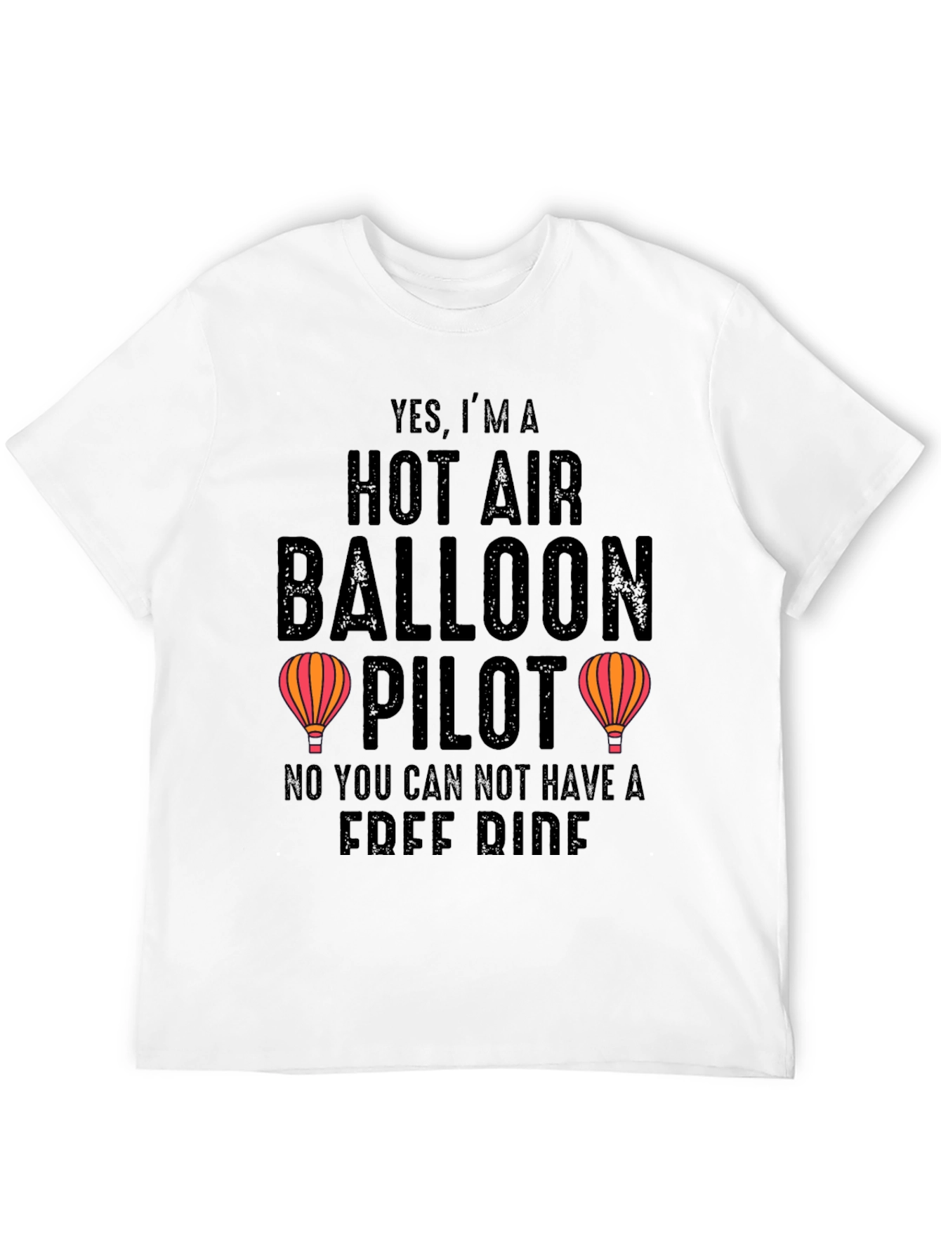Hot Air Balloon Pilot Graphic Tee