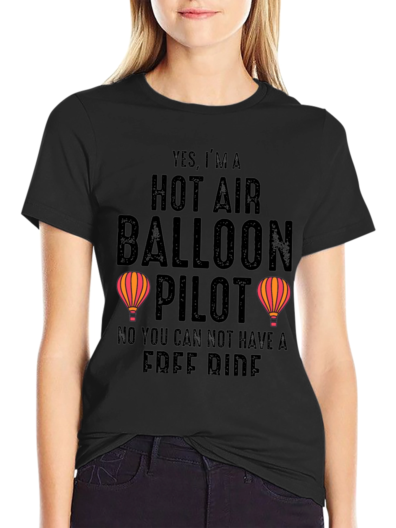 Hot Air Balloon Pilot Graphic Tee