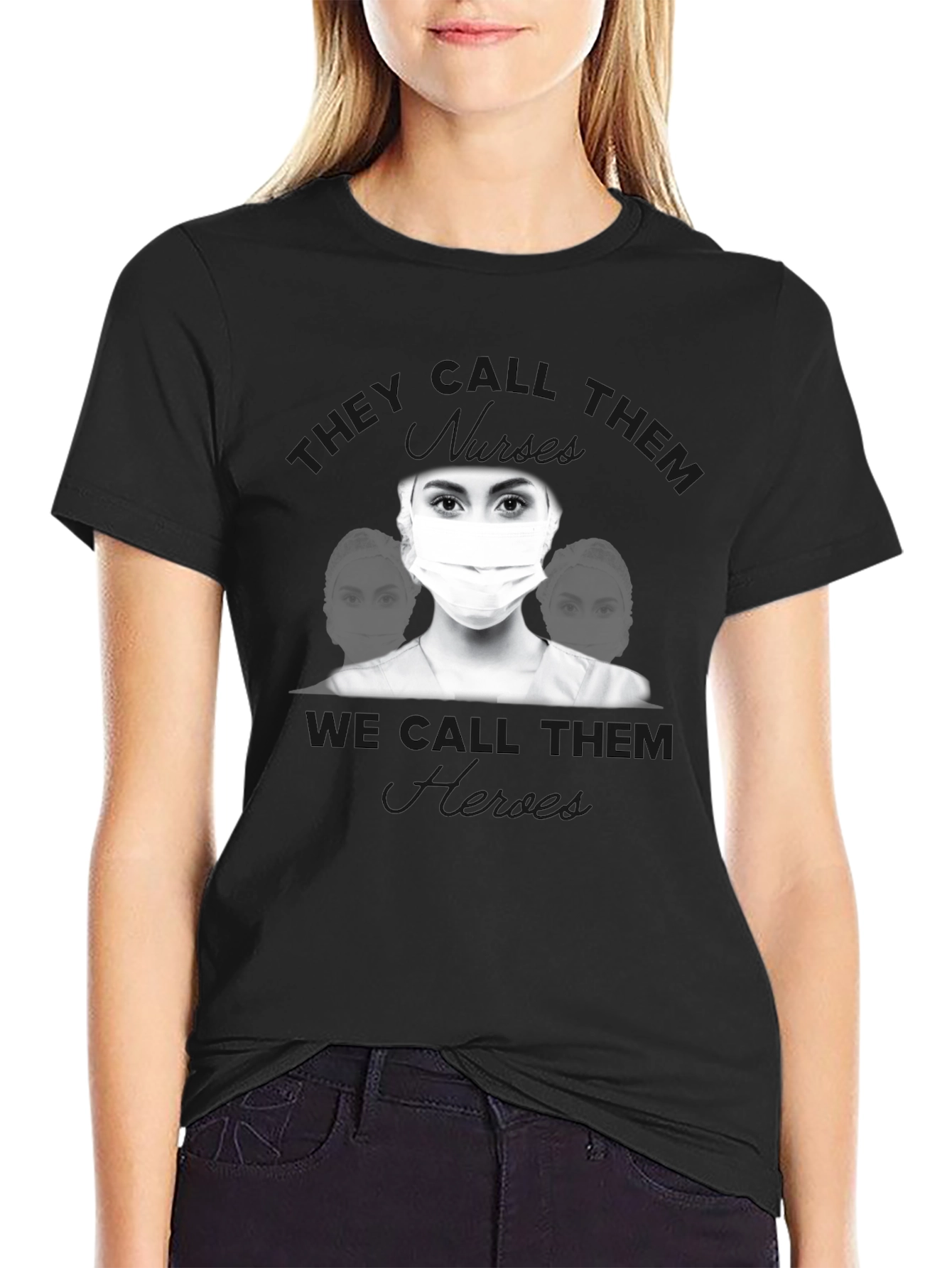 Nurses Are Heroes Graphic Tee