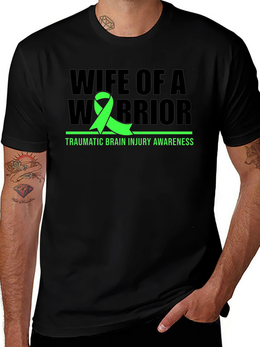 Wife of a Warrior TBI Awareness Tee