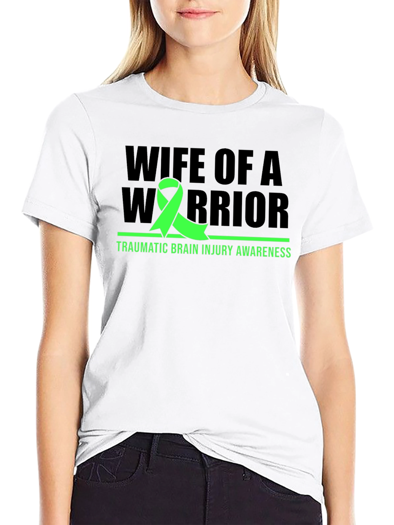 Wife of a Warrior TBI Awareness Tee