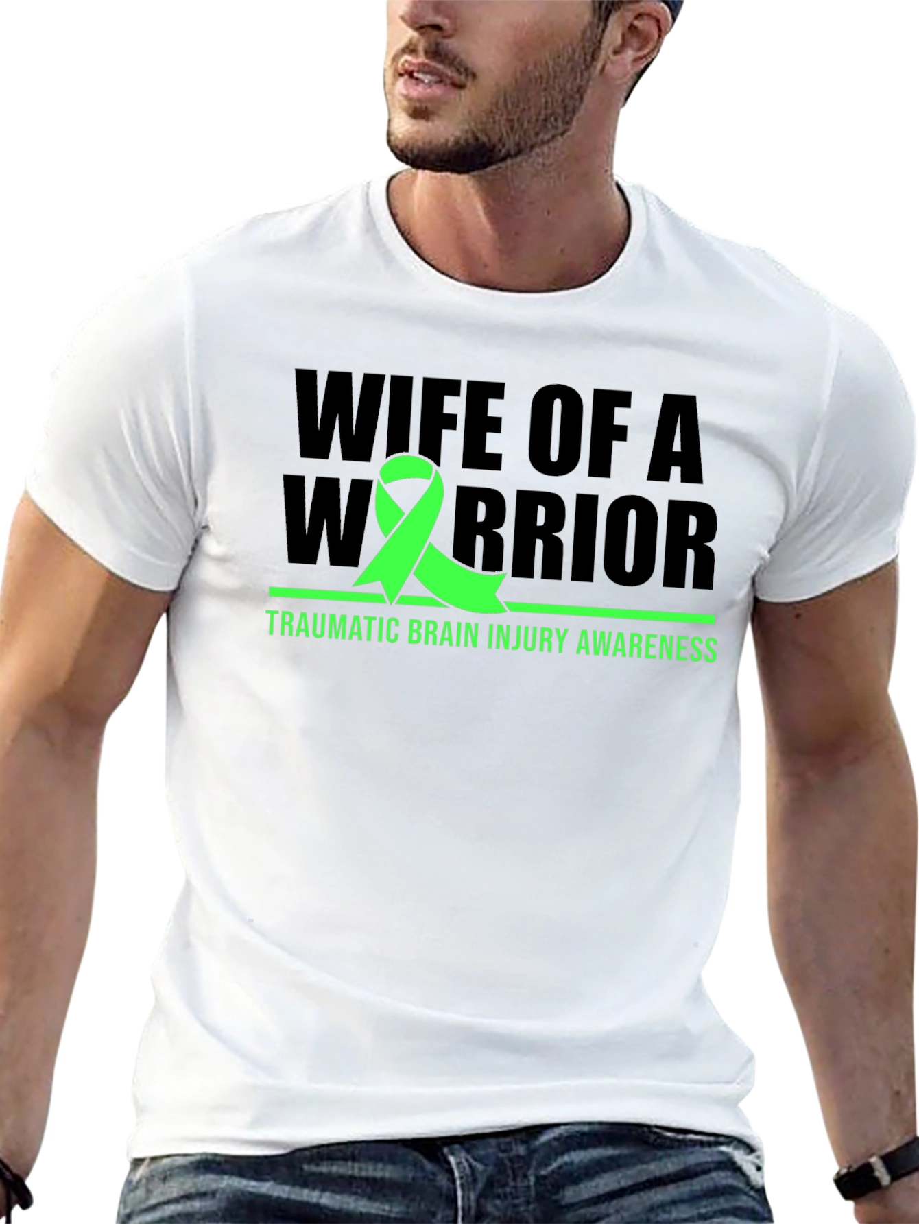 Wife of a Warrior TBI Awareness Tee