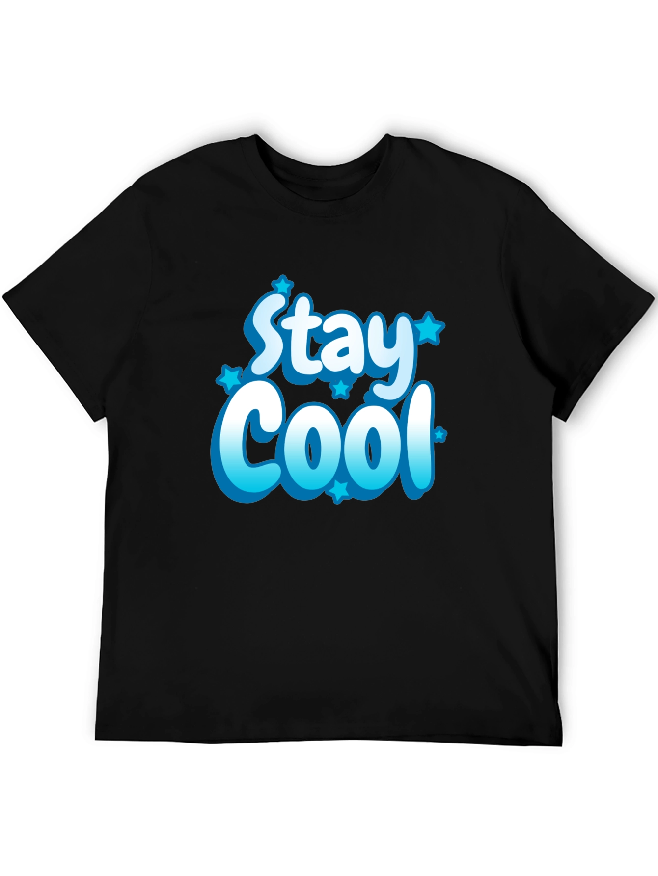 Stay Cool Graphic Tee - Mens Black T-Shirt