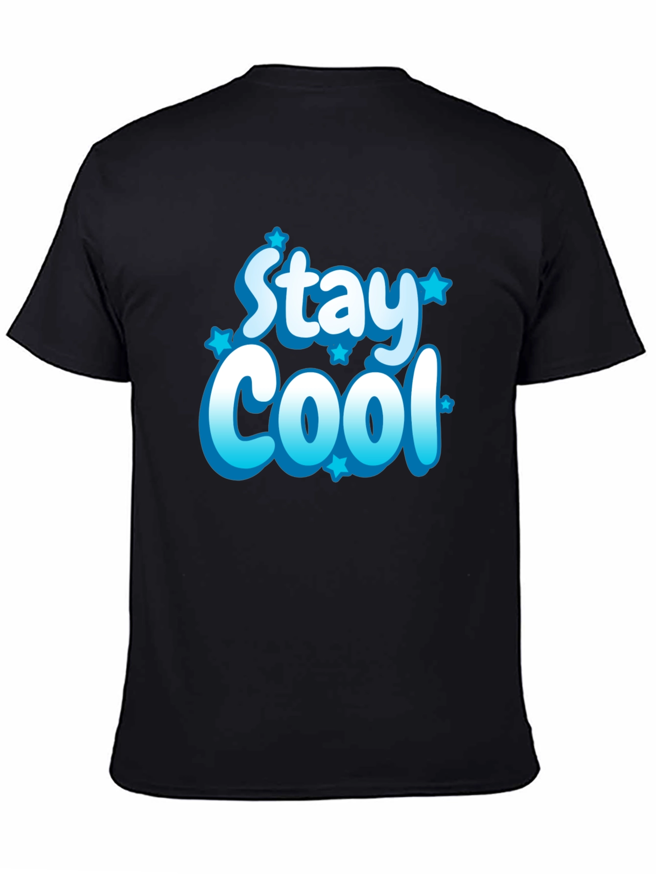 Stay Cool Graphic Tee - Mens Black T-Shirt