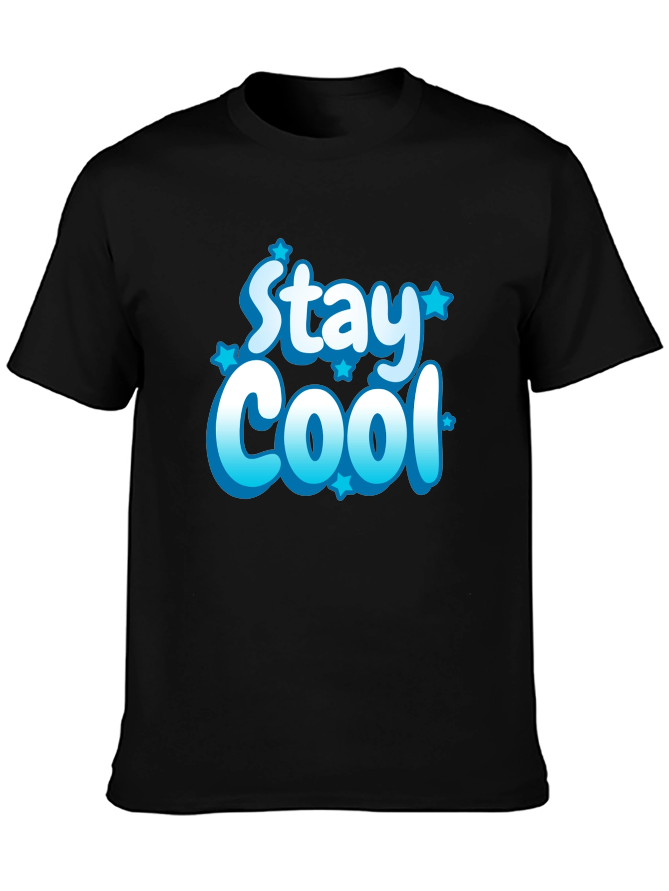Stay Cool Graphic Tee - Mens Black T-Shirt