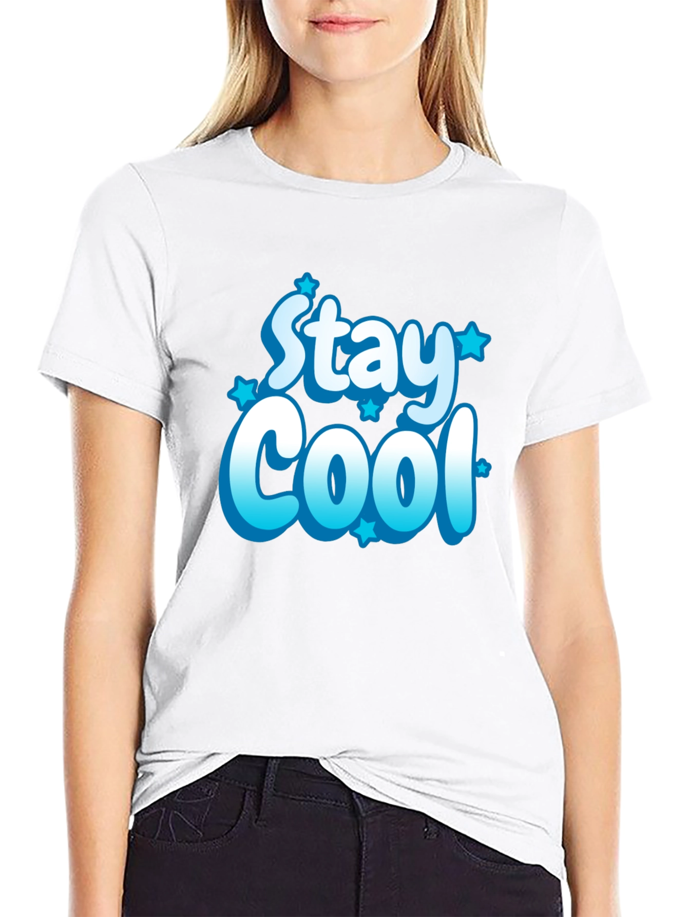 Stay Cool Graphic Tee - Mens Black T-Shirt