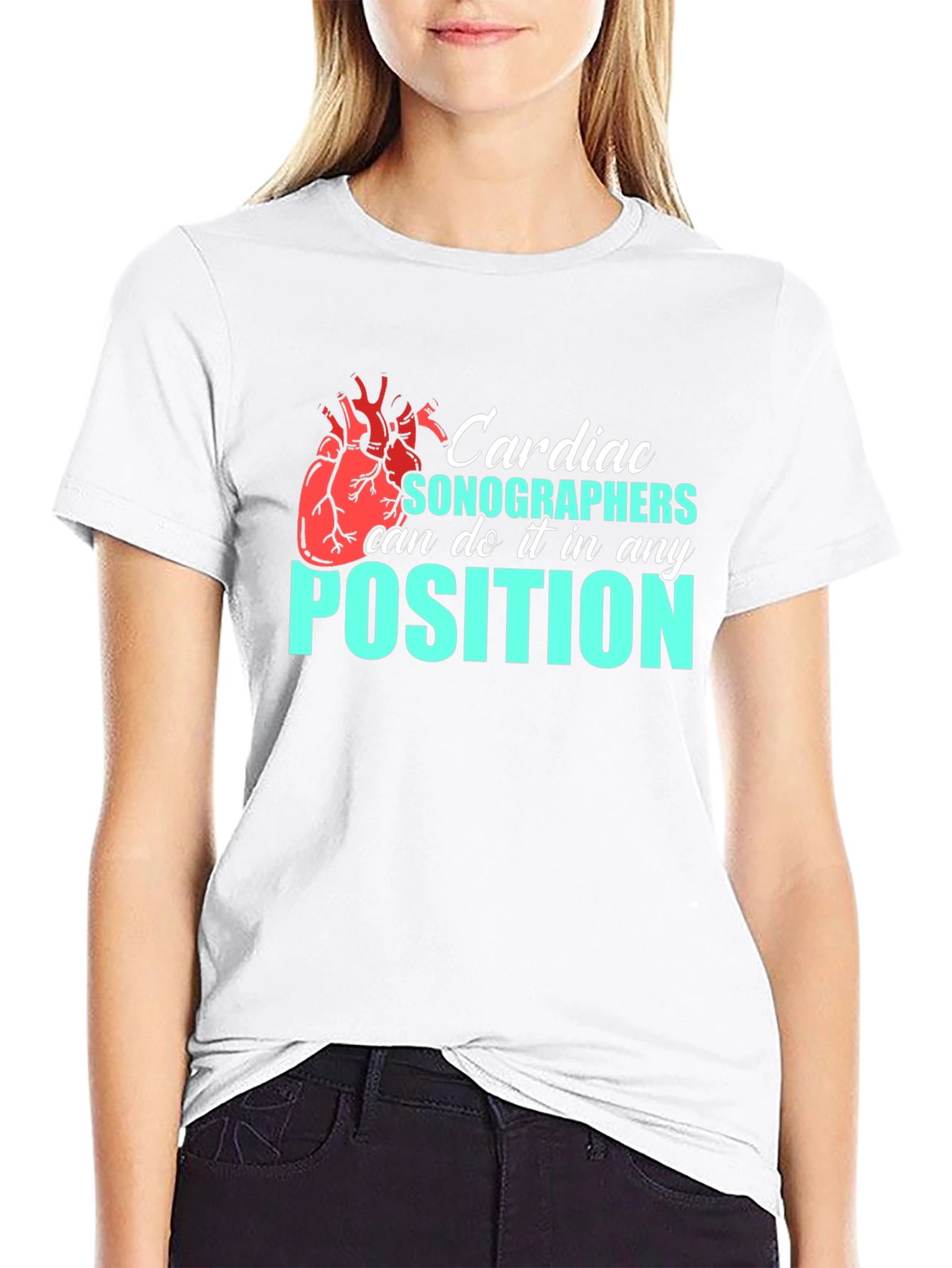 Cardiac Sonographer T-Shirt - Funny Medical Profession Tee