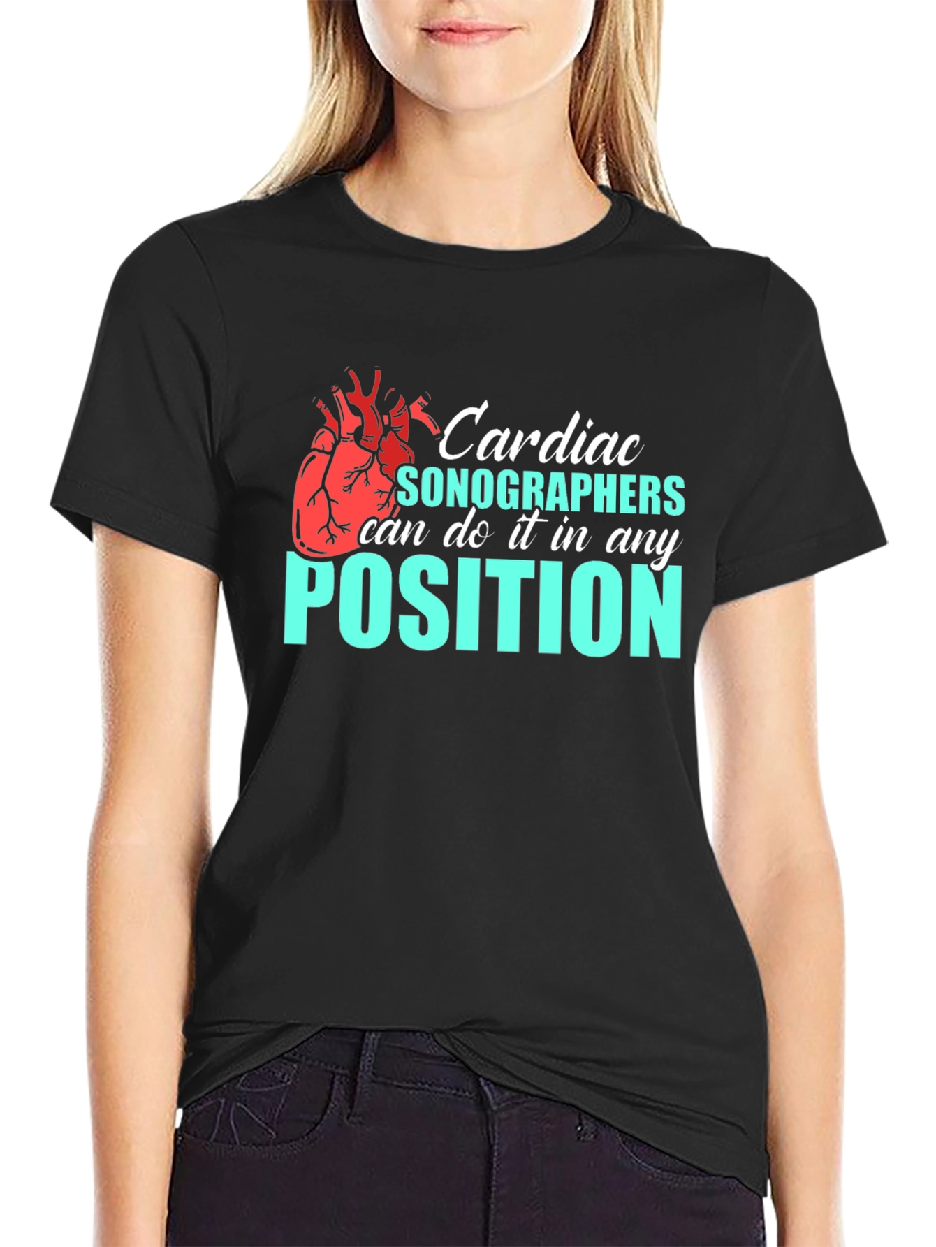 Cardiac Sonographer T-Shirt - Funny Medical Profession Tee