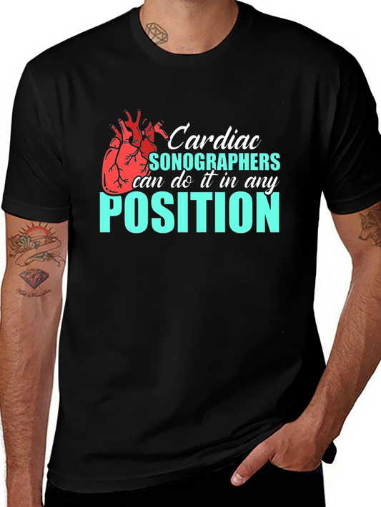 Cardiac Sonographer T-Shirt - Funny Medical Profession Tee