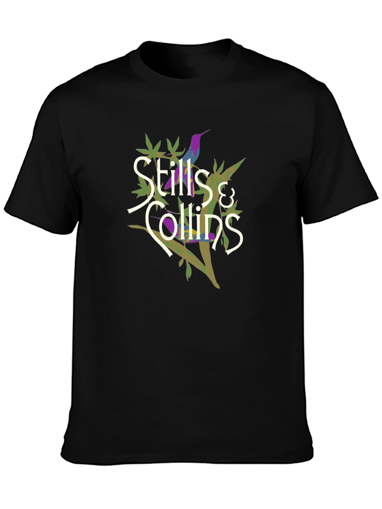 Stills & Collins Graphic Print Black T-Shirt