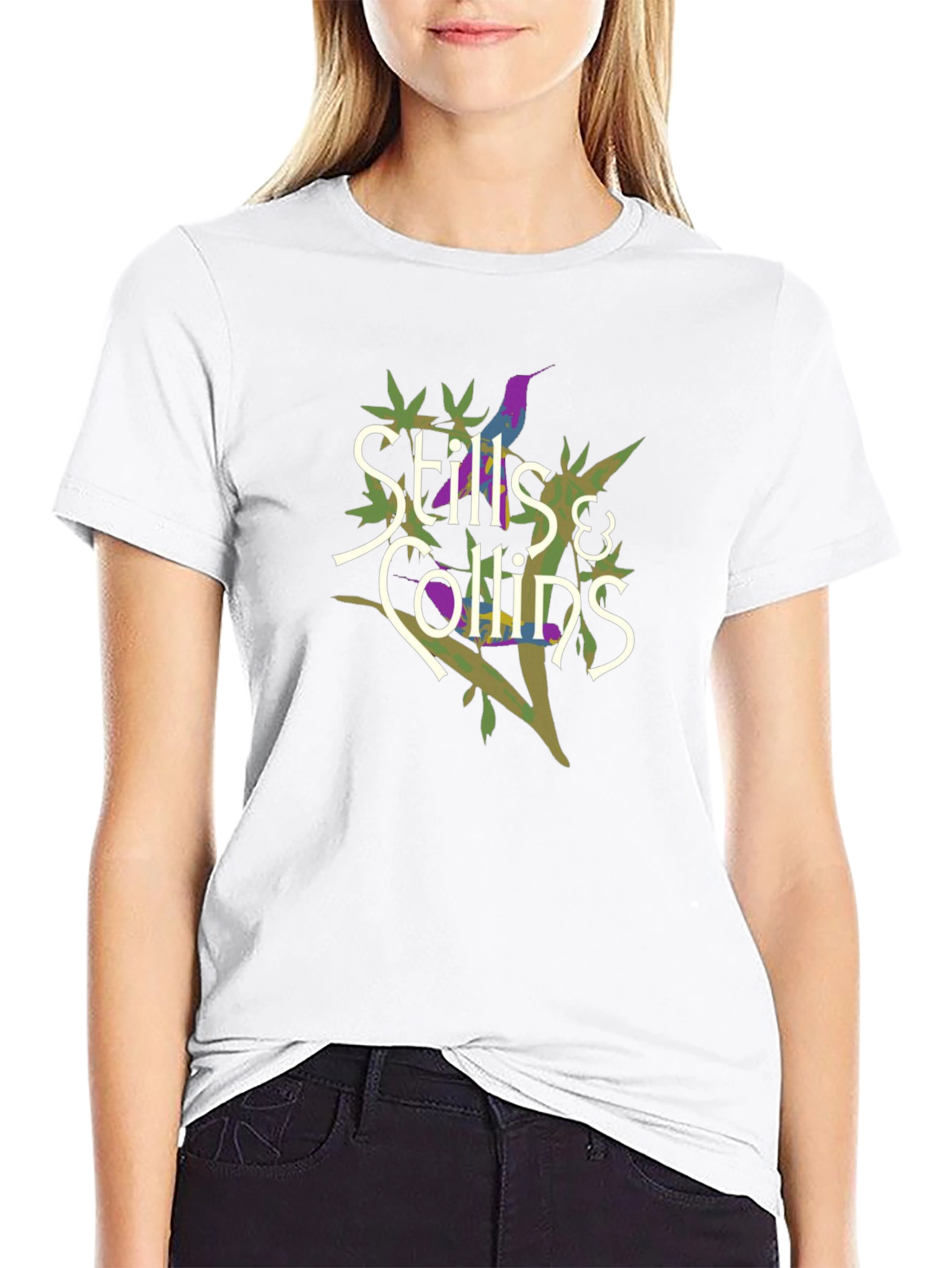 Stills & Collins Graphic Print Black T-Shirt