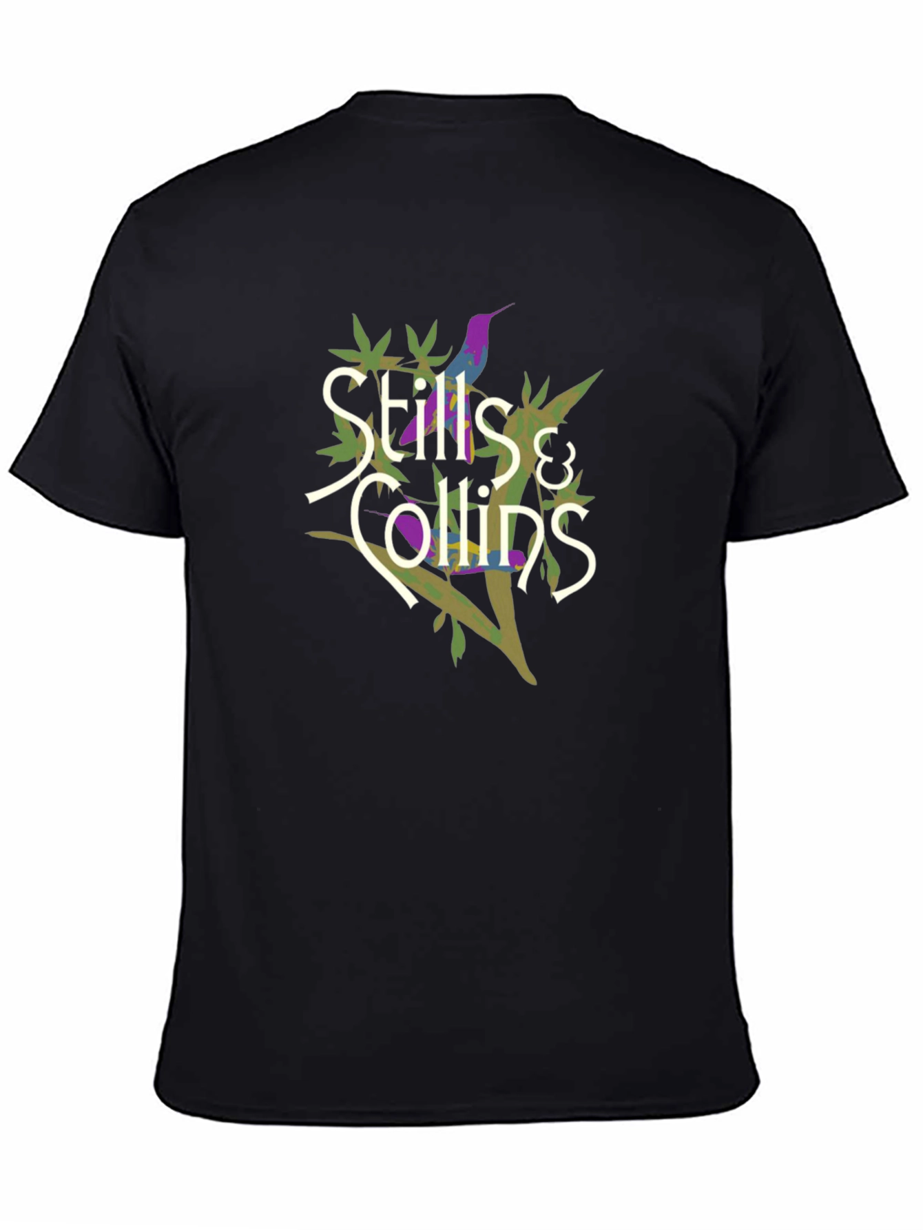 Stills & Collins Graphic Print Black T-Shirt
