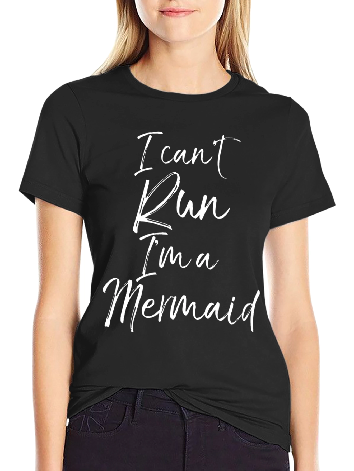 I Cant Run Im A Mermaid Graphic Tee