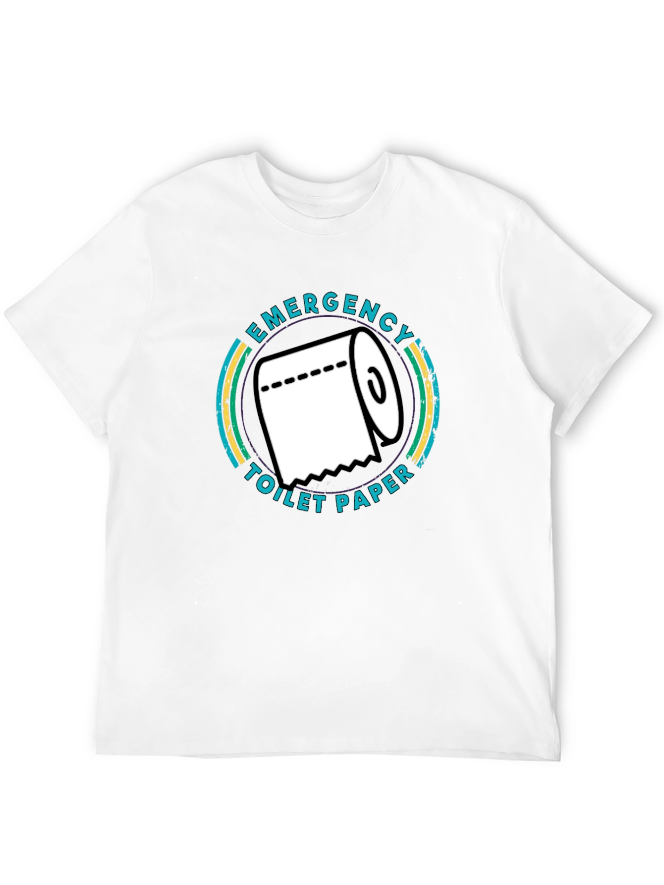 Emergency Toilet Paper T-Shirt - Funny Graphic Tee