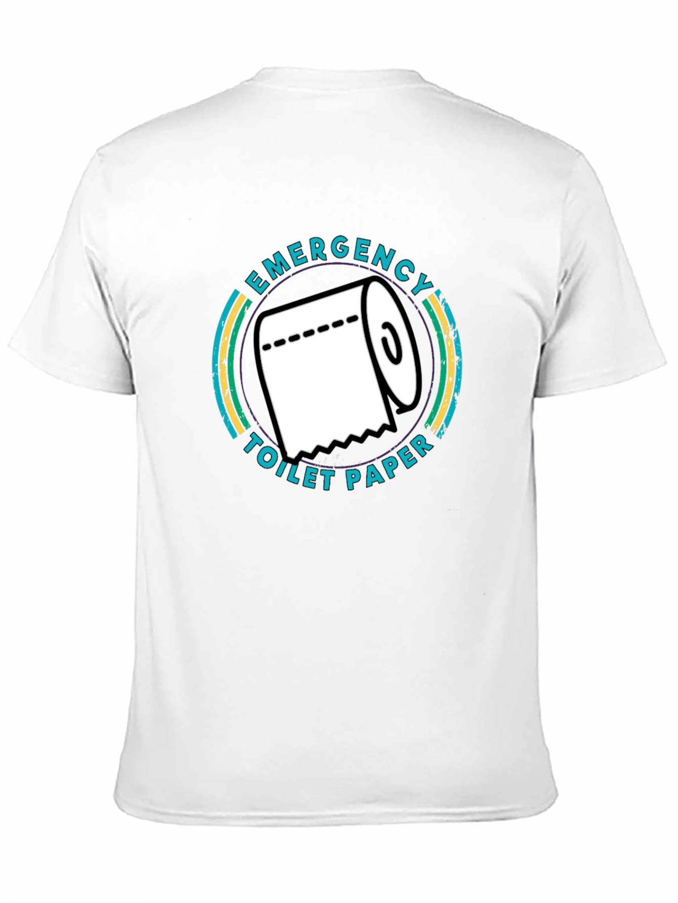Emergency Toilet Paper T-Shirt - Funny Graphic Tee