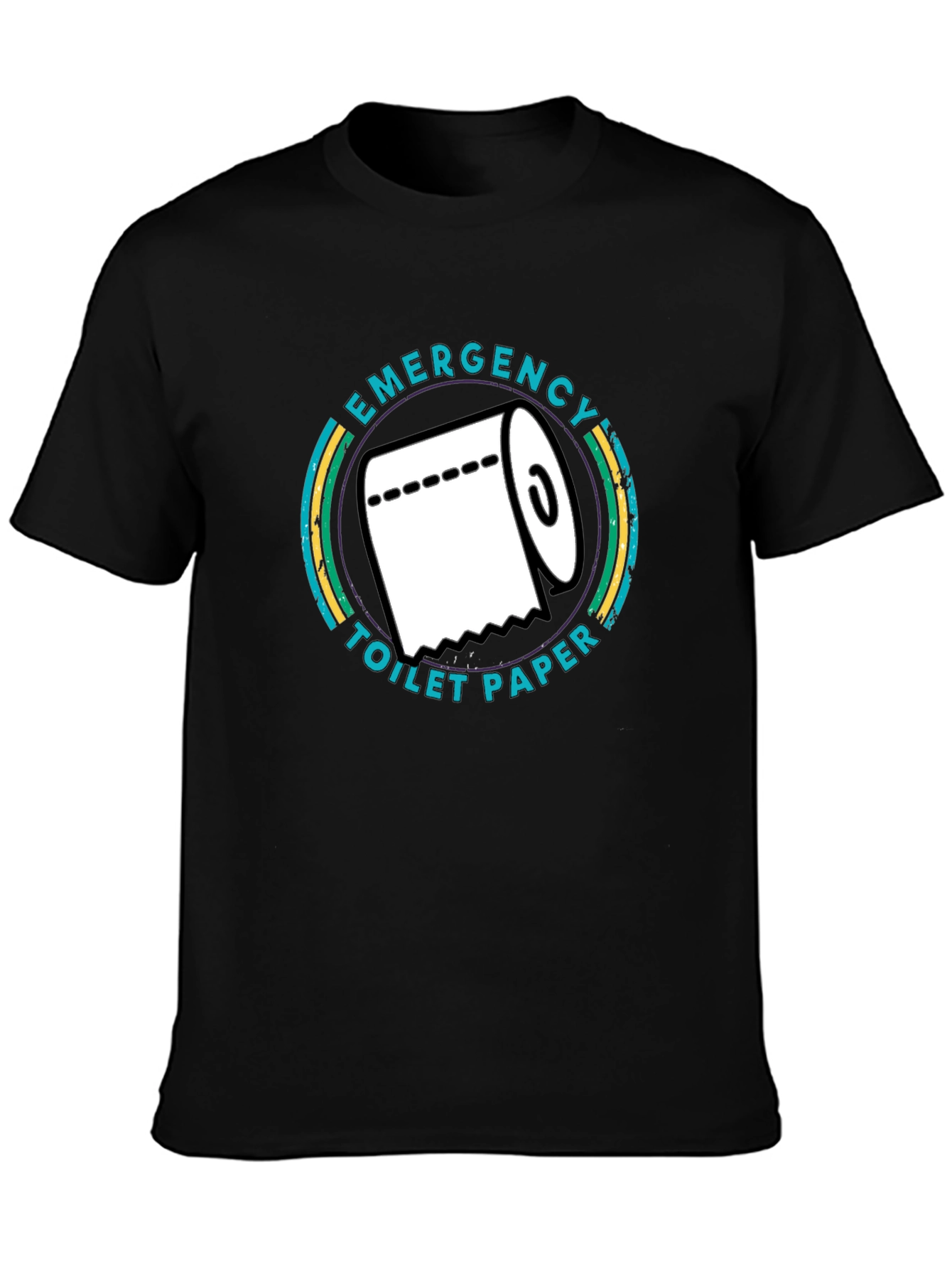 Emergency Toilet Paper T-Shirt - Funny Graphic Tee