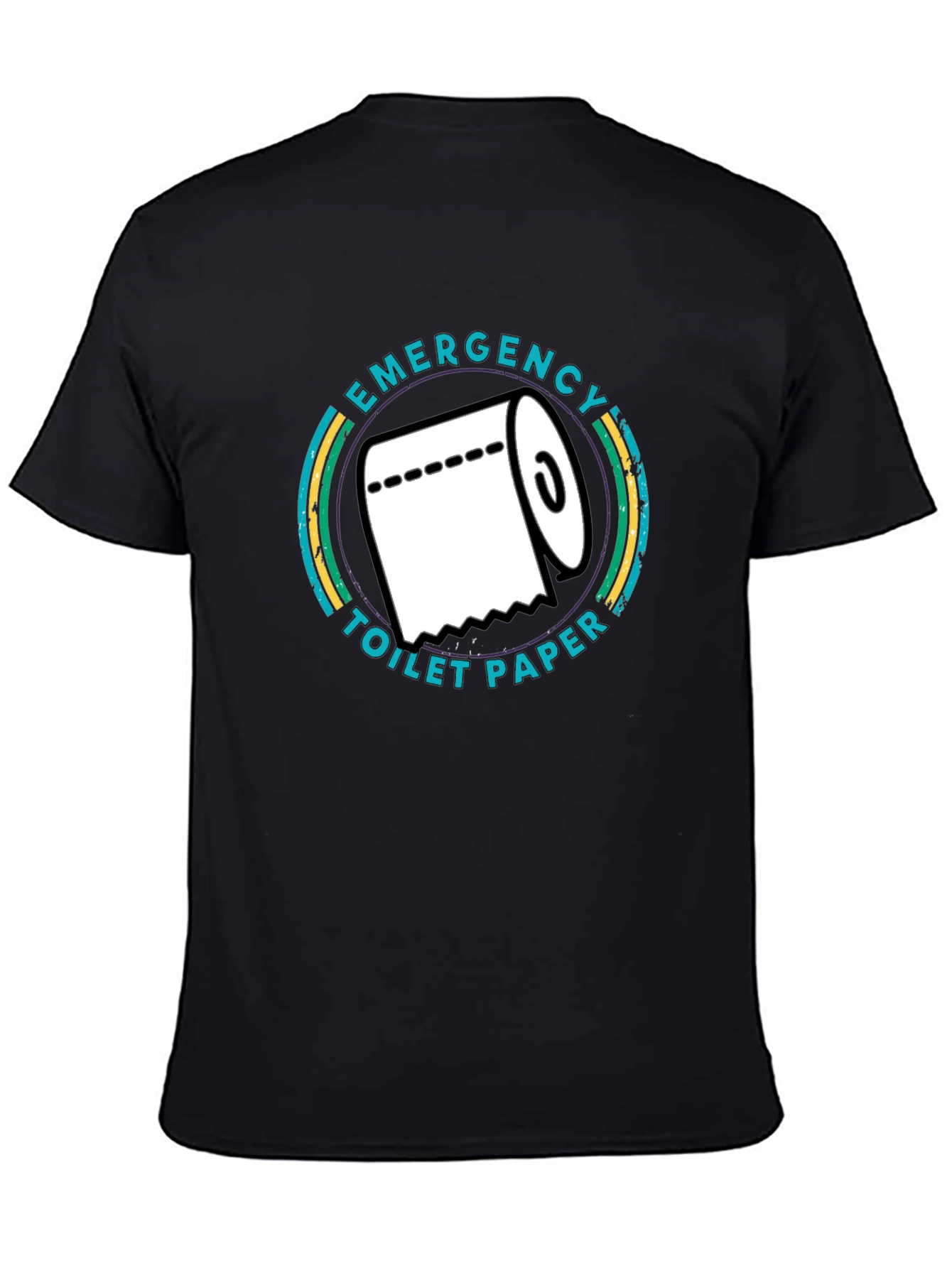 Emergency Toilet Paper T-Shirt - Funny Graphic Tee